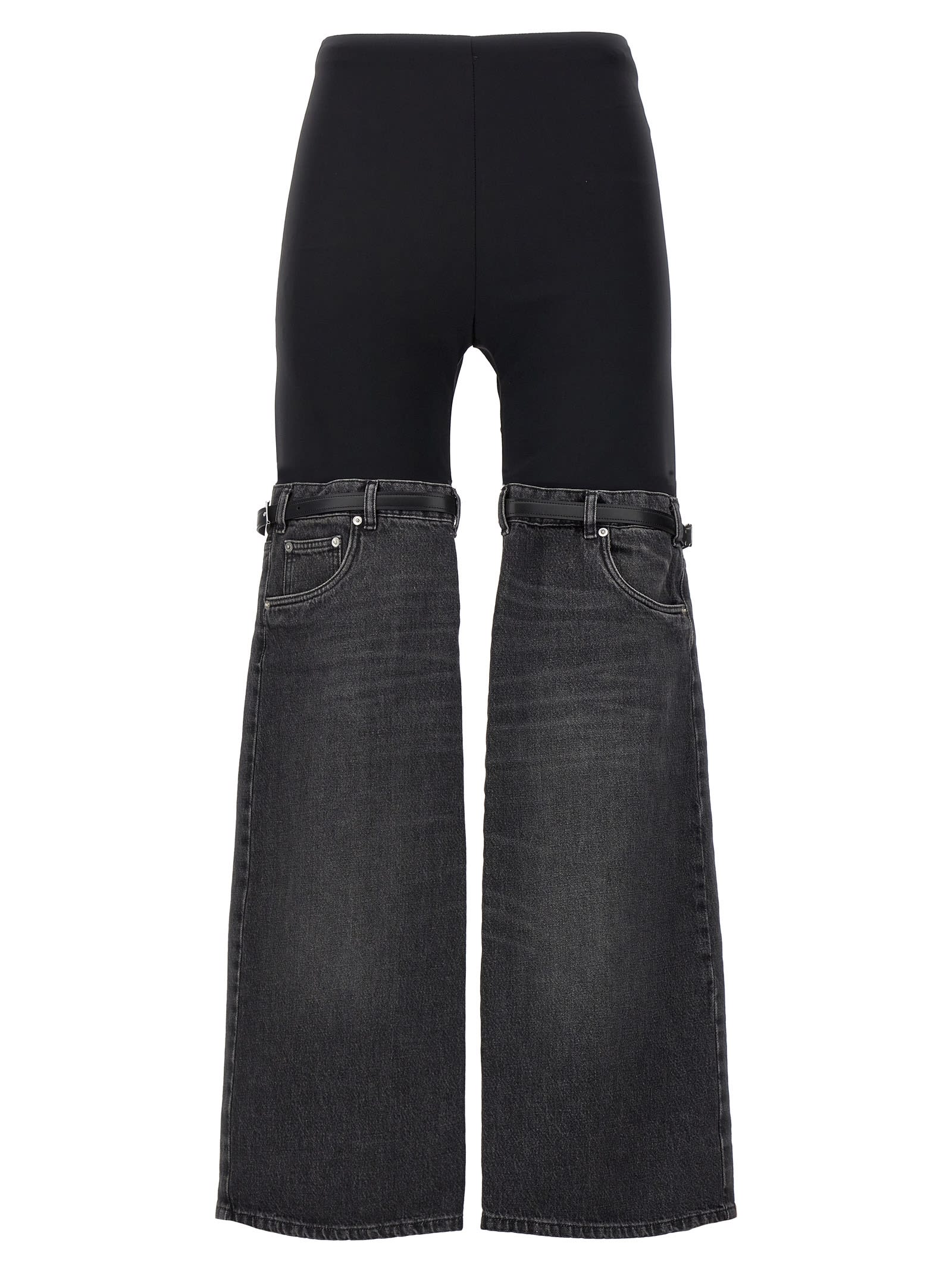 Shop Coperni Hybrid Pants In Black