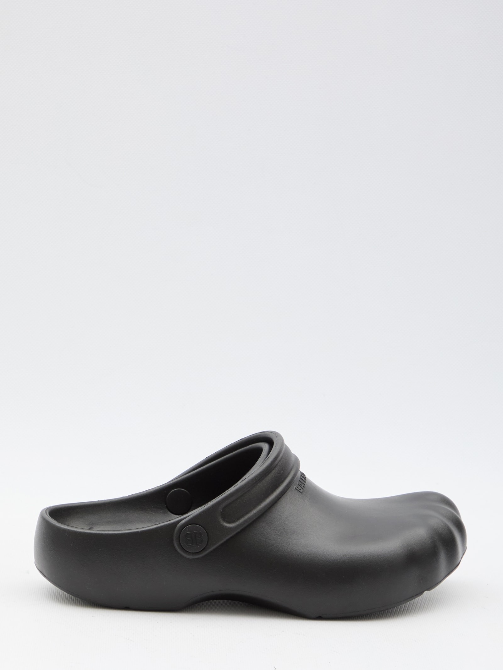 Shop Balenciaga Sunday Moulded Mules In Black