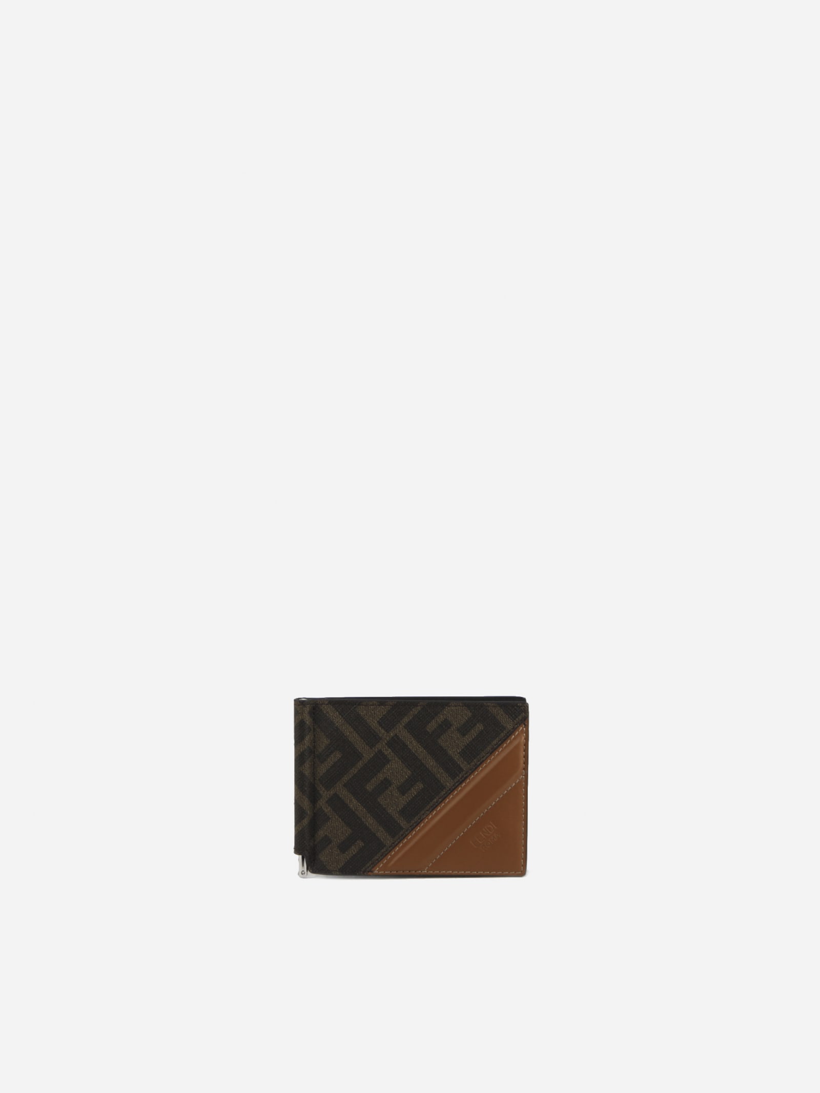 Fendi Banknote Holder With All-over Ff Motif