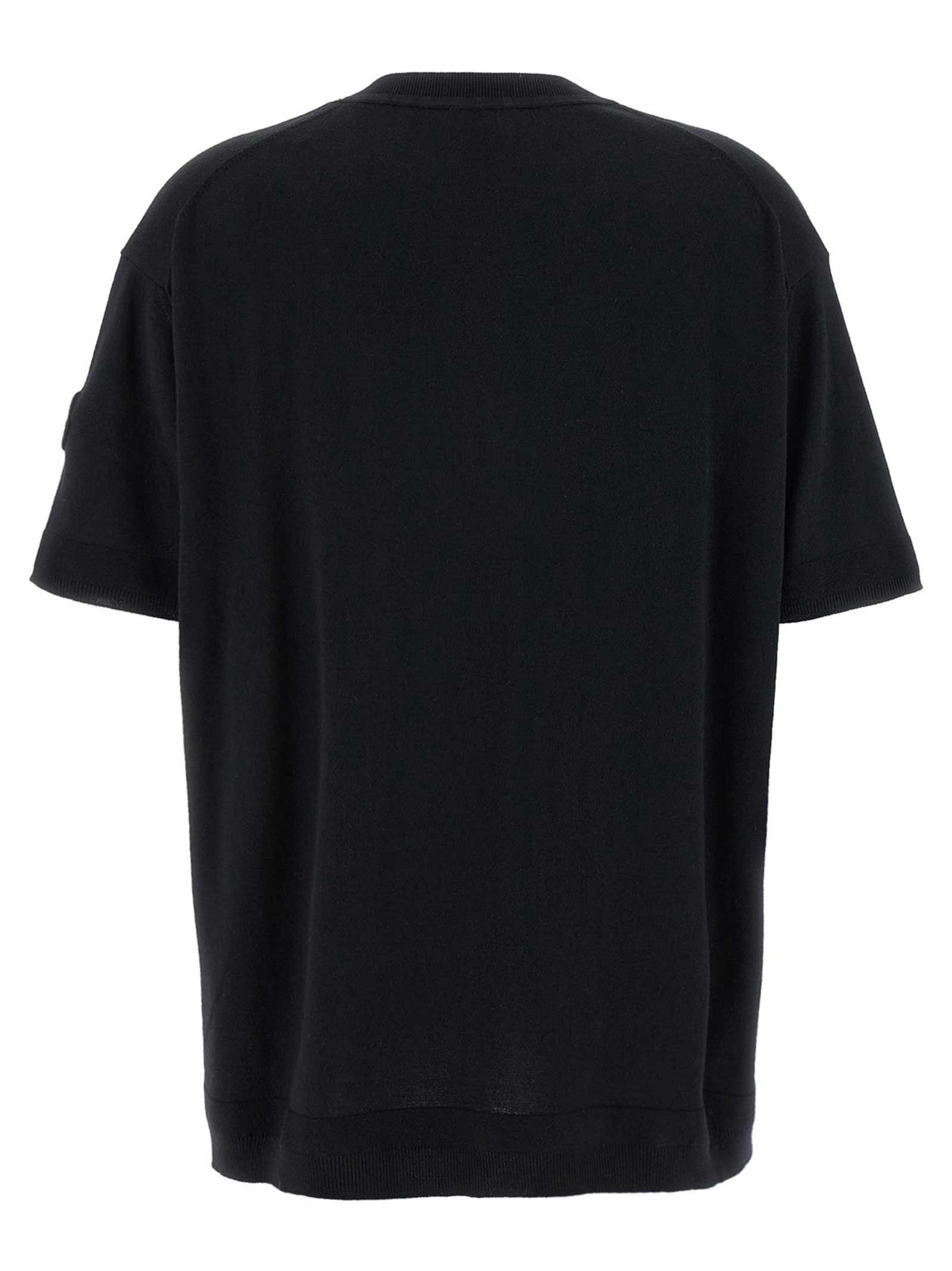 Moncler Crew Neck Patch Detail Short Sleeves T-shirt