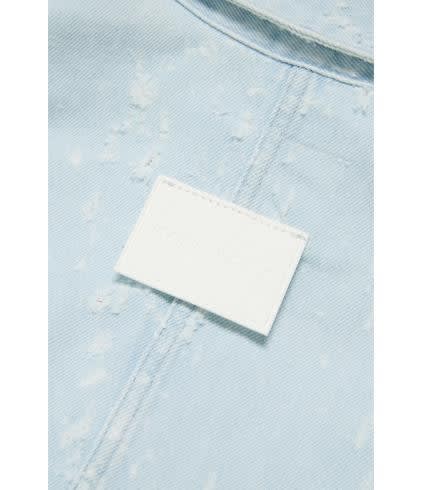 Shop Mm6 Maison Margiela Camicia In Jeans In Blue