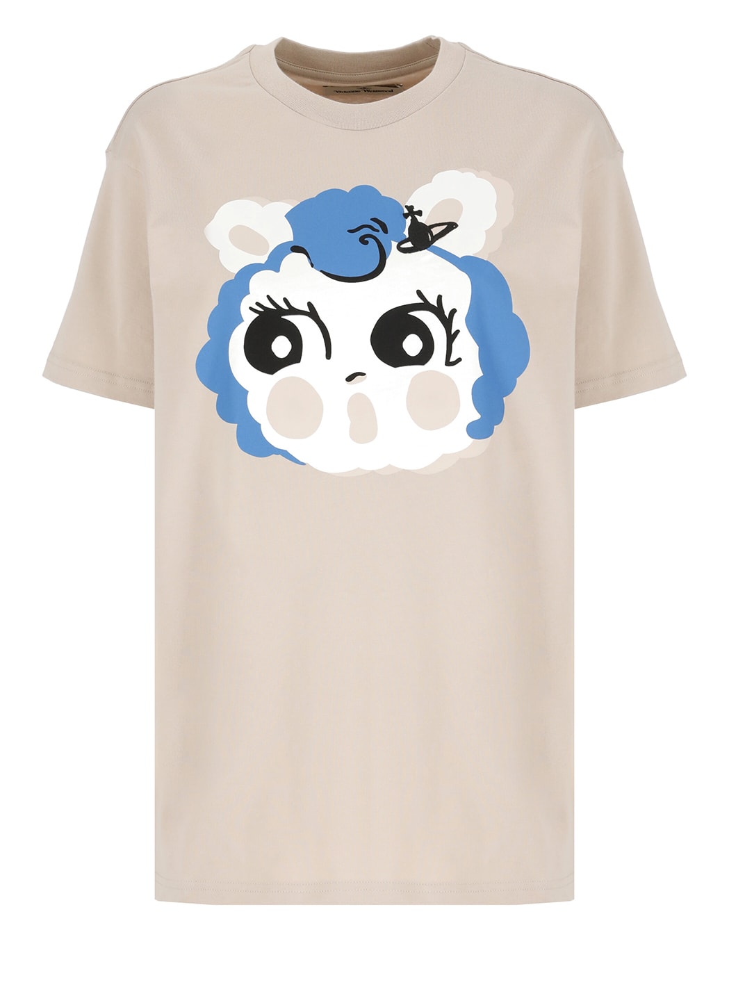 Shop Vivienne Westwood Molly Classic T-shirt In Beige
