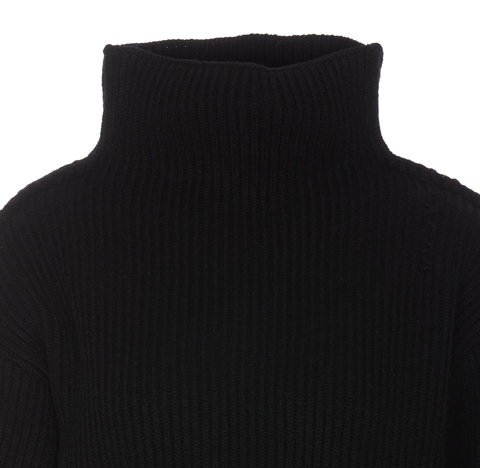 Shop Marni Turleneck Sweater In Black