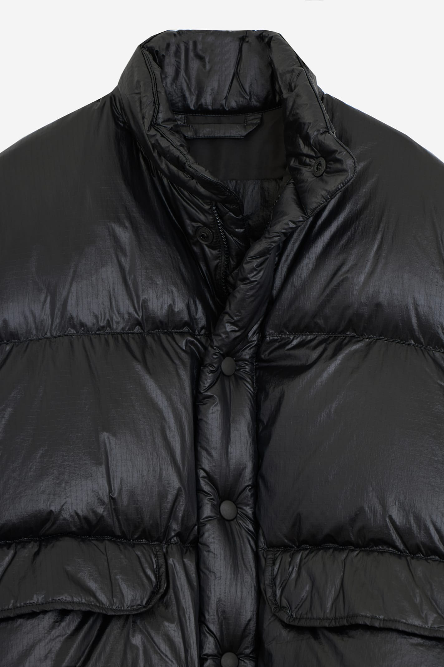 Shop Our Legacy Inhale Puffa Bomber In Black