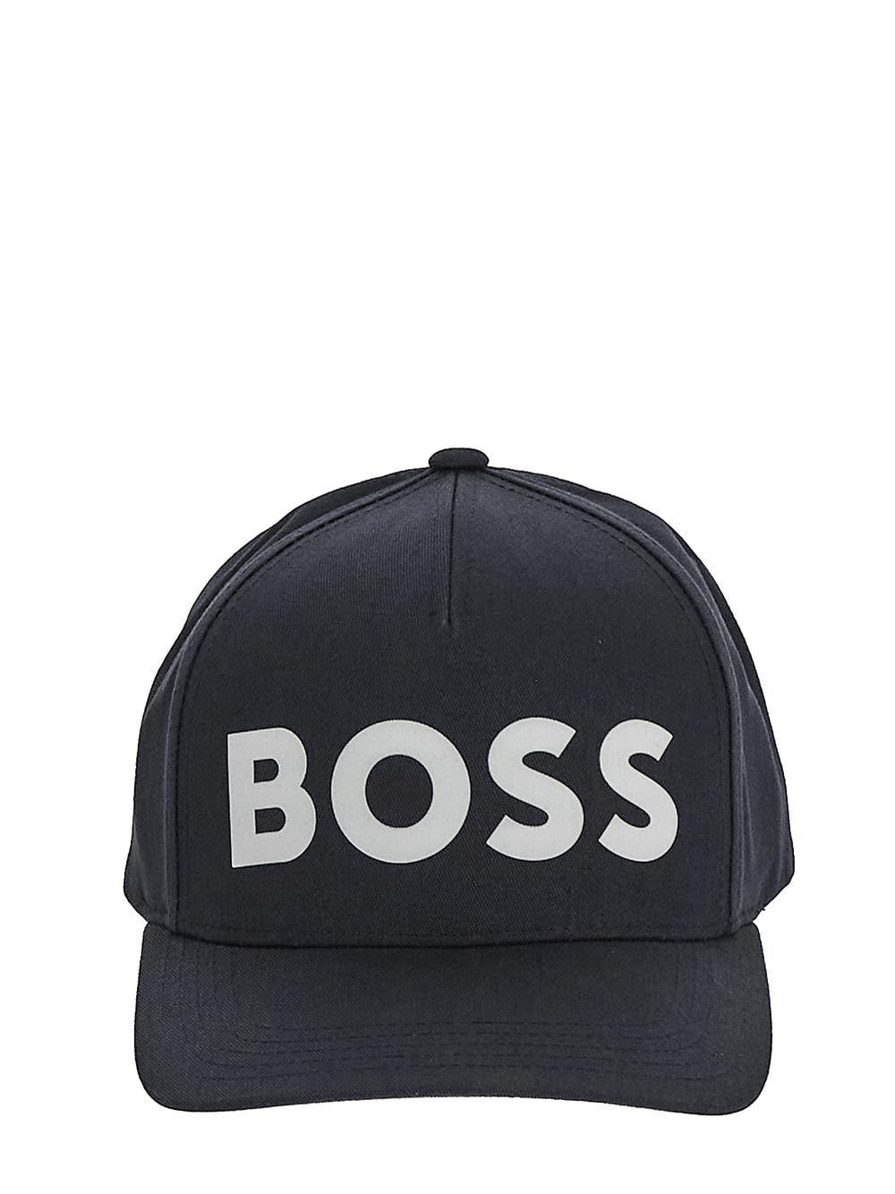 Boss Black Baseball Hat In Black