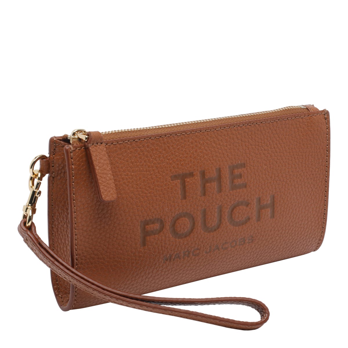 Marc Jacobs The Leather Pouch In Brown