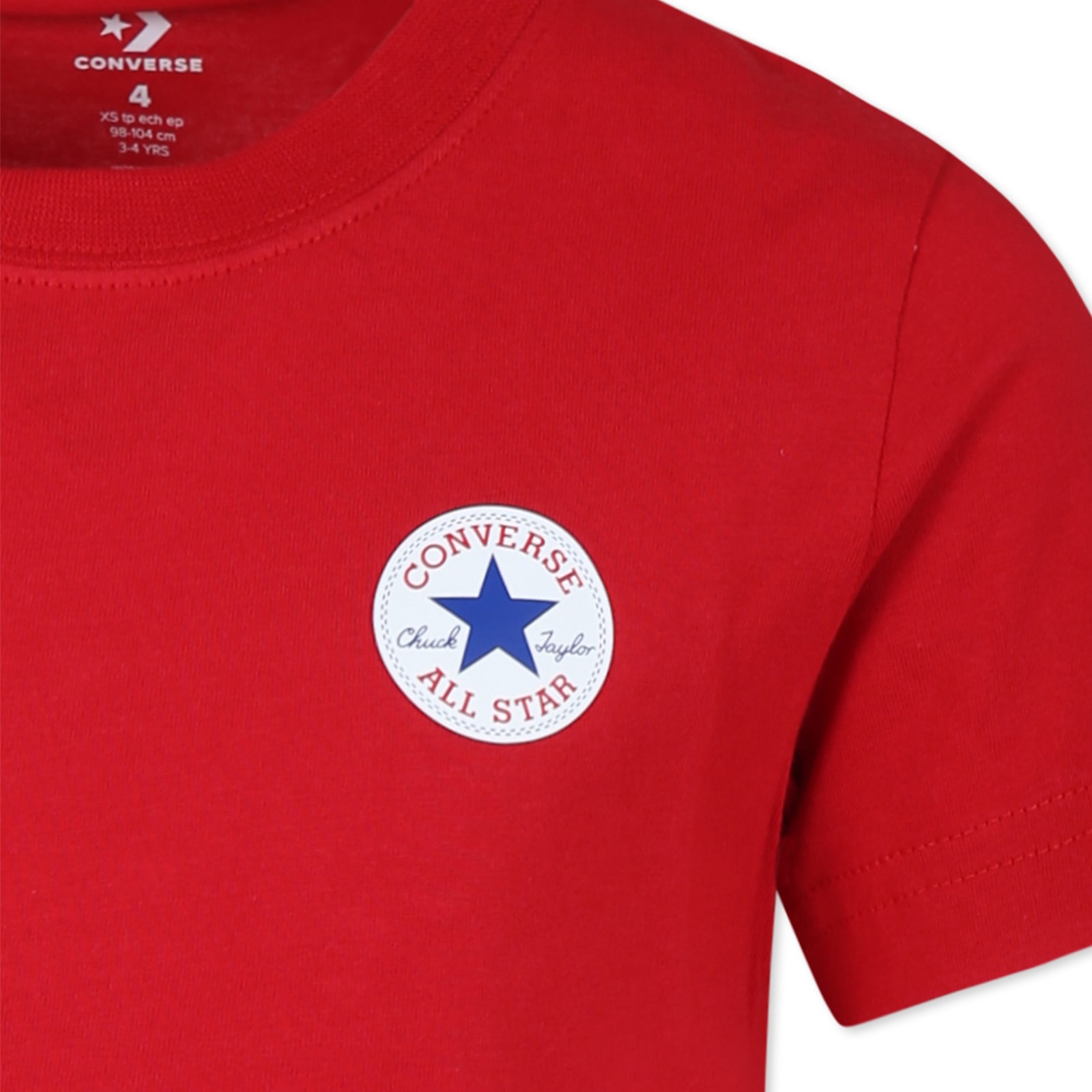 Converse Logo T-shirt In Red