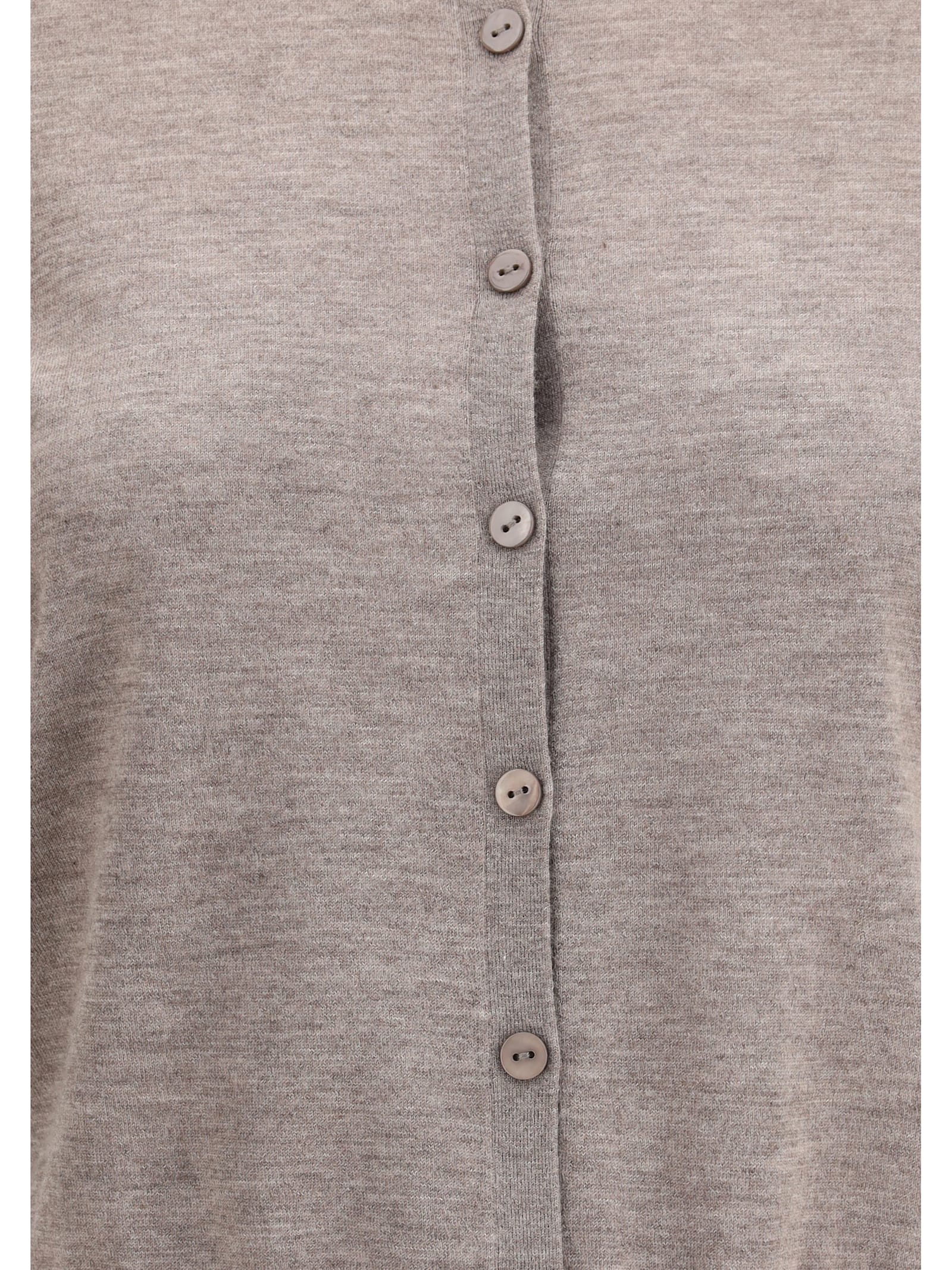 Lisa Yang Charlotte Short-sleeve Cardigan In Brown