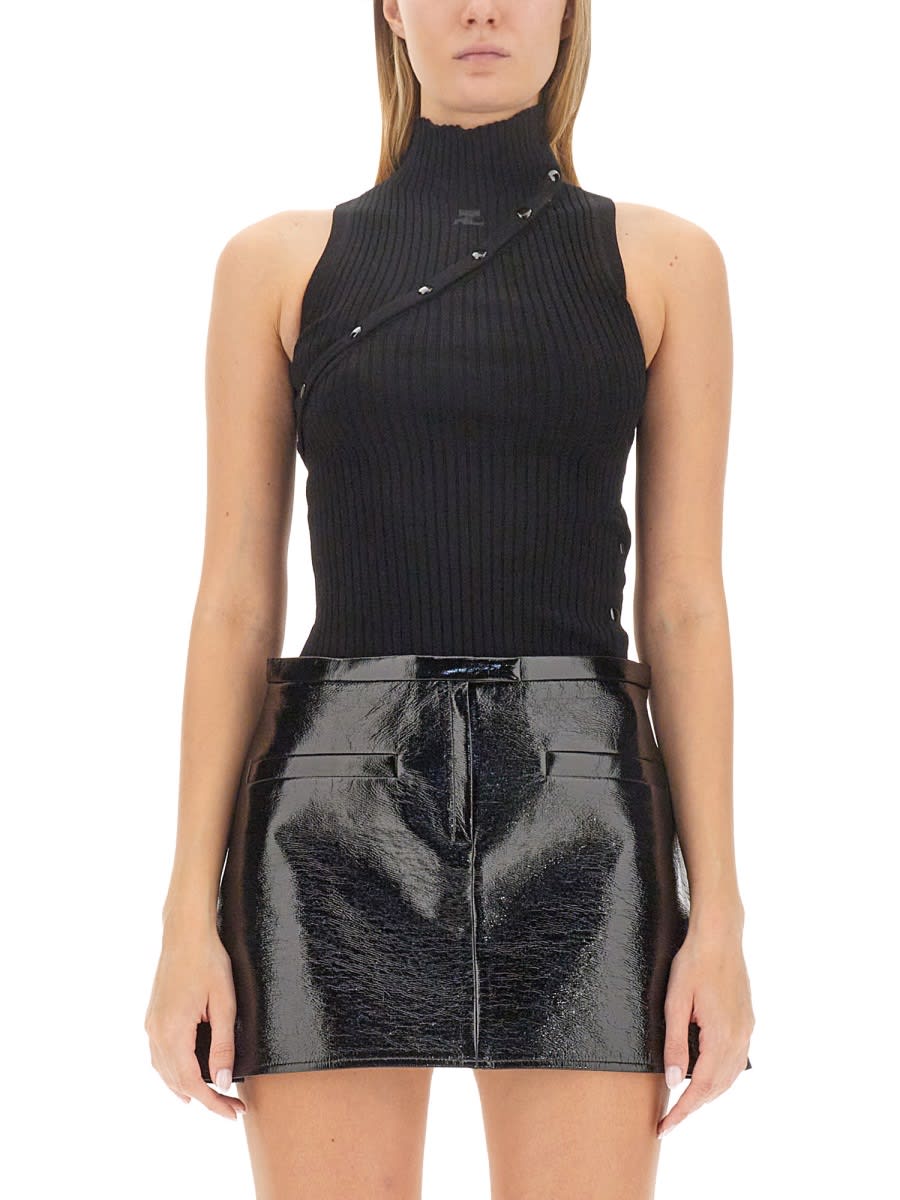Courrèges Studded Top