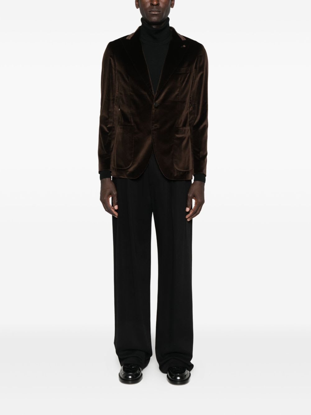 Tagliatore Green Jackets In Brown