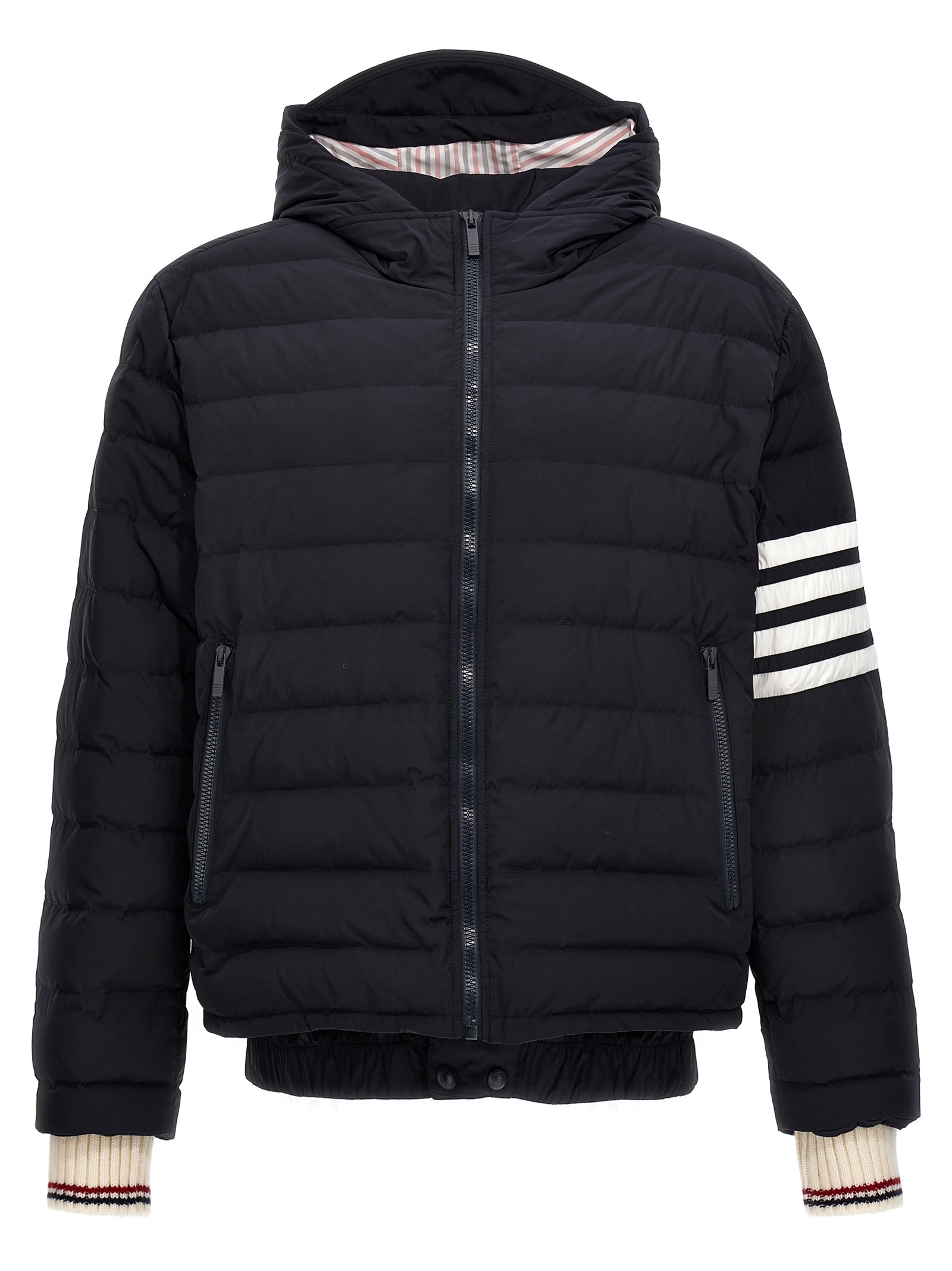 THOM BROWNE DOWNFILL SKI HOODED DOWN JACKET