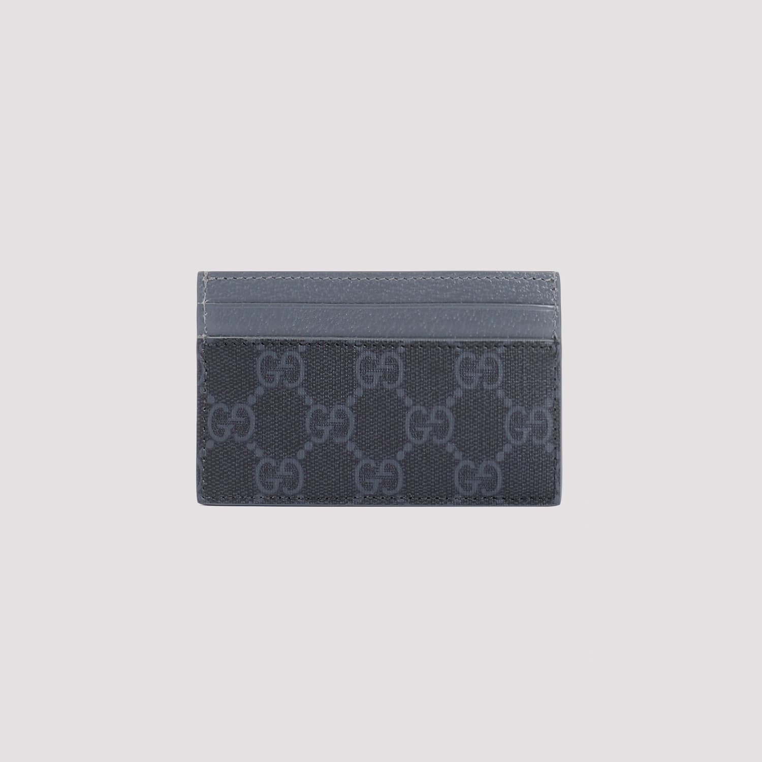 Gucci Bicolor Gg Card Holder In Blue