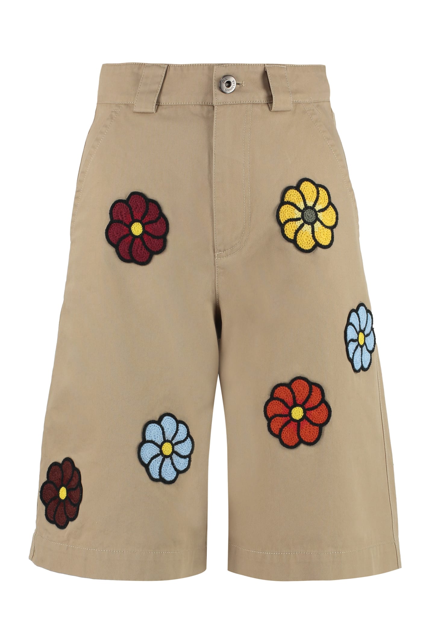 1 Moncler X Jw Anderson - Cotton Bermuda Shorts
