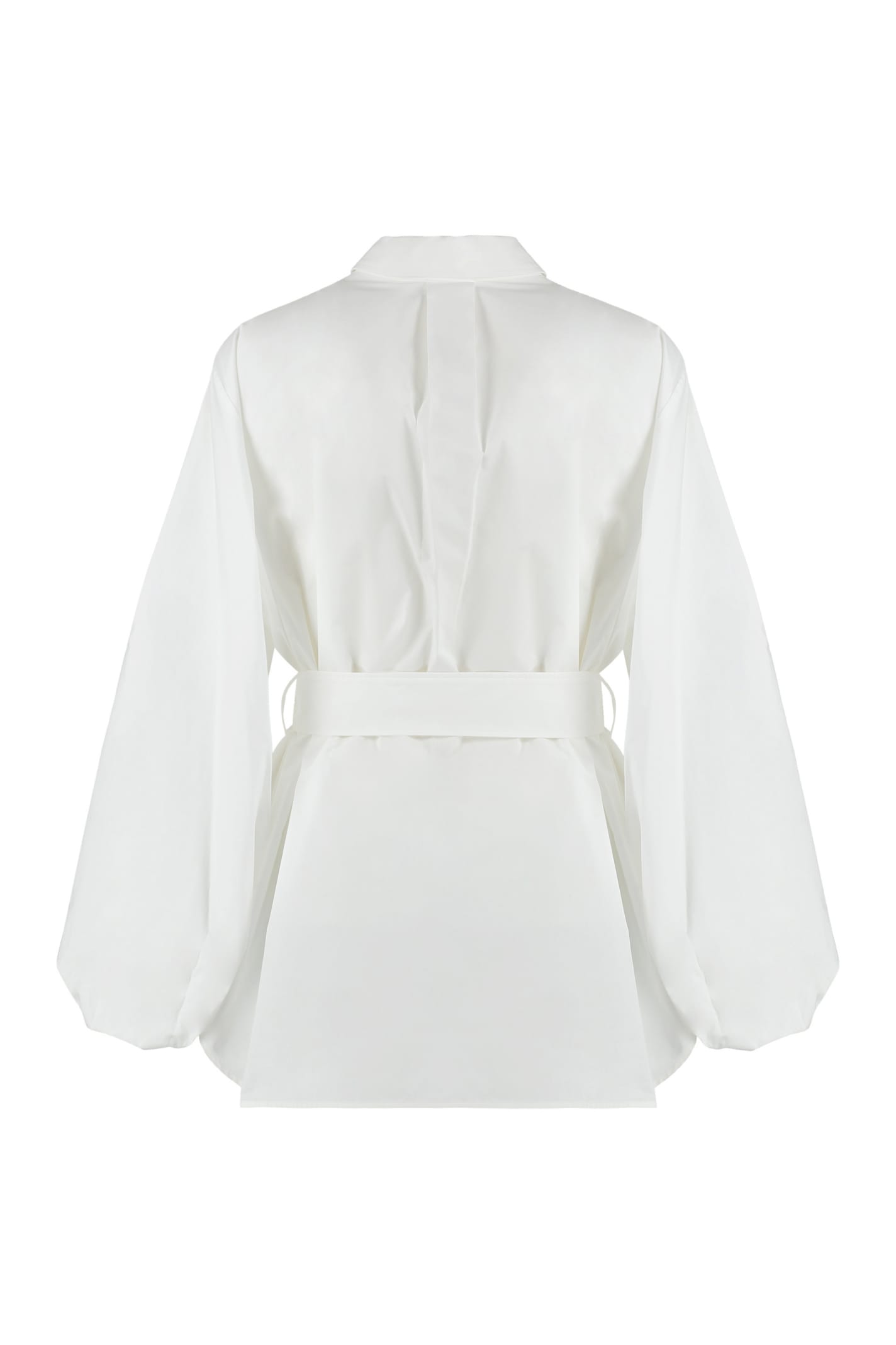 Shop P.a.r.o.s.h Cotton Shirt In White
