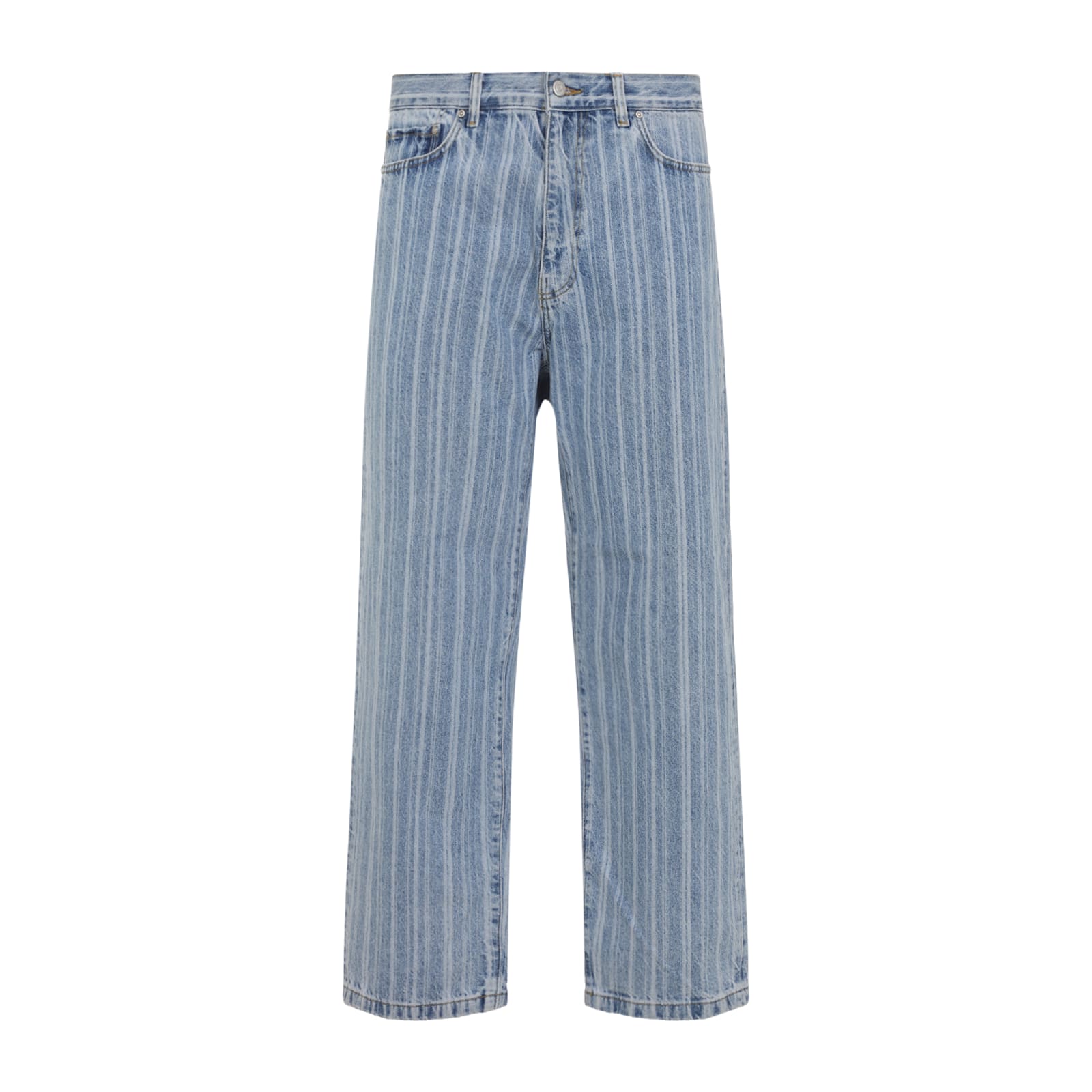Carhartt Rylan Loose Tapered Cotton Jeans In Blue