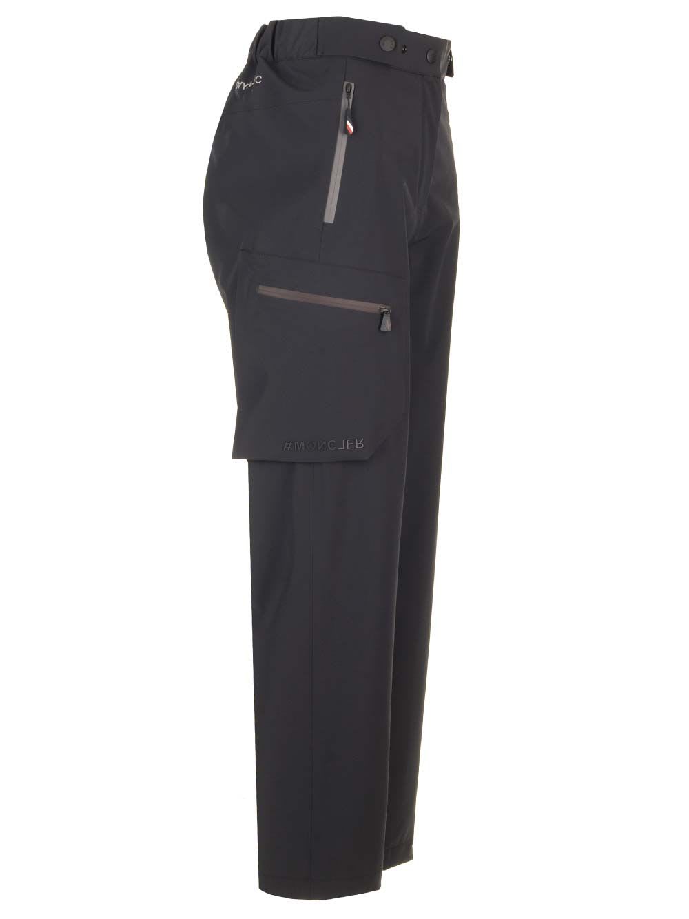 Shop Moncler Outdoor Trousers In Black