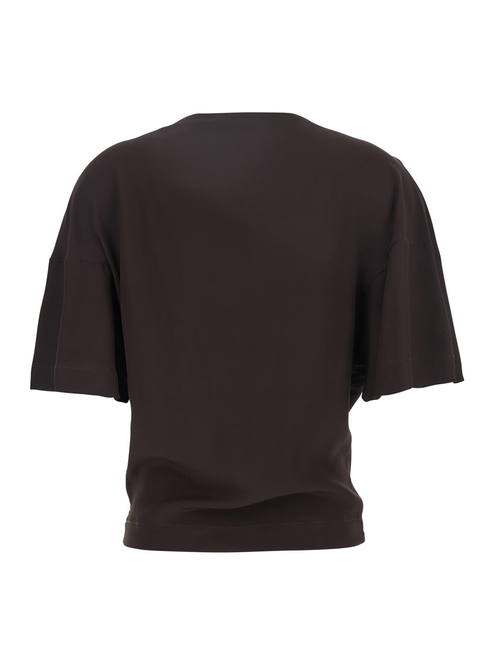 Merci Short-sleeved T-shirt In Brown