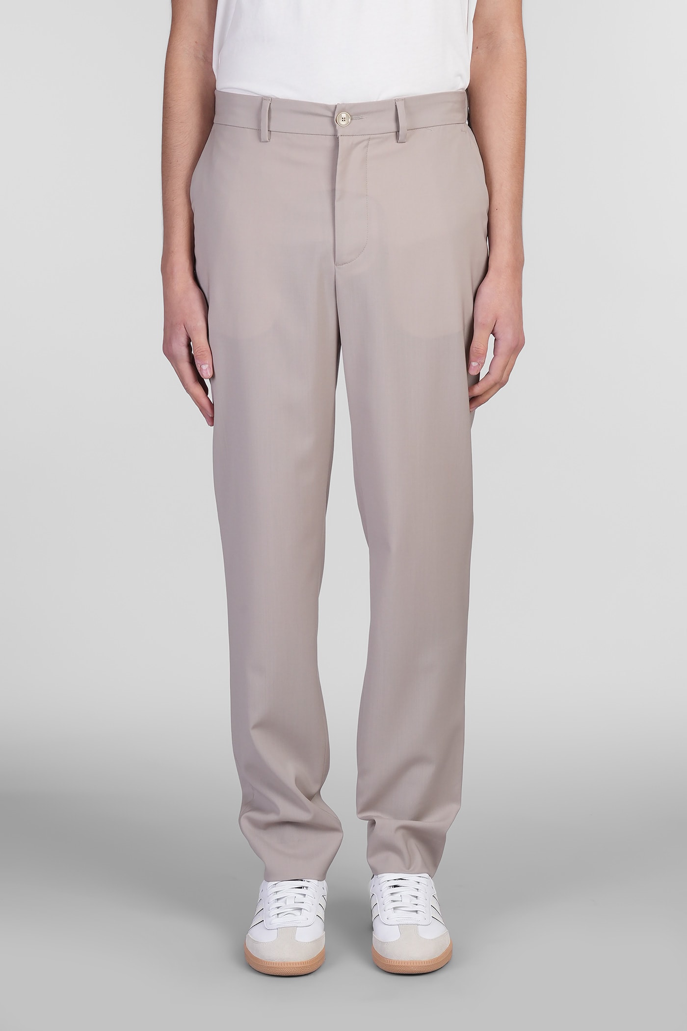 Pinco Pants In Beige Wool