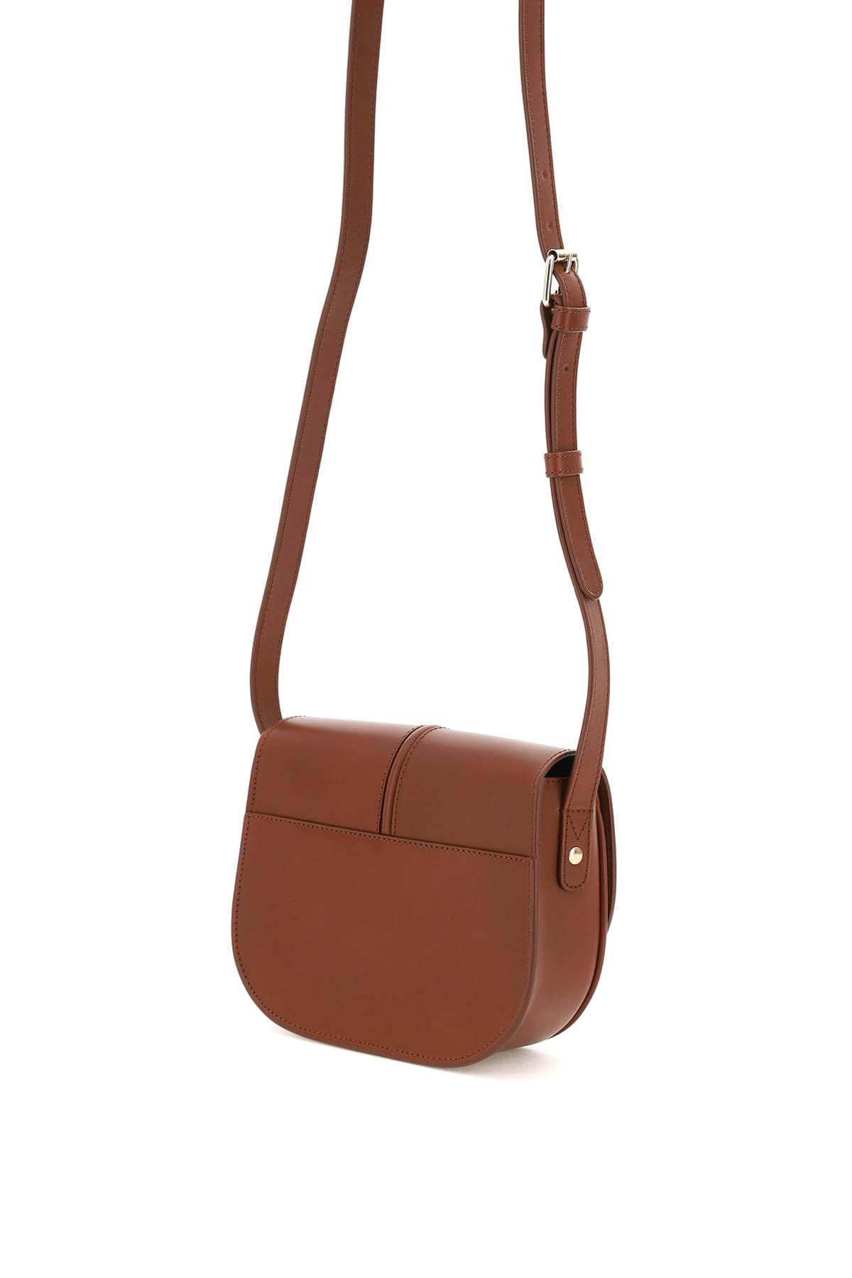 Shop Apc Betty Crossbody Bag In Noisette (brown)