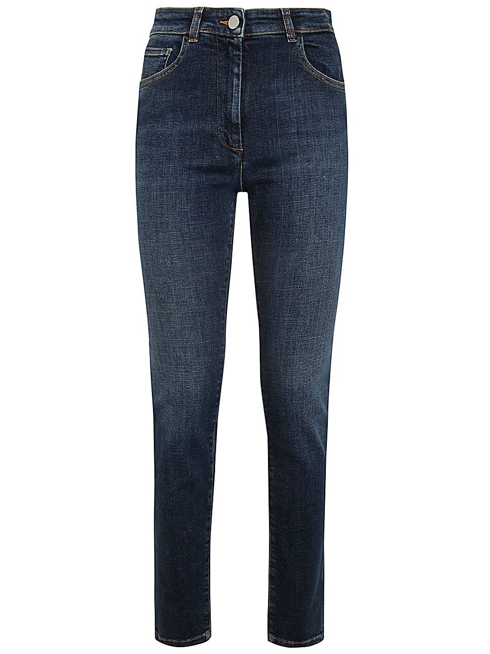 Shop Seventy Skinny Jeans In Indigo Denim