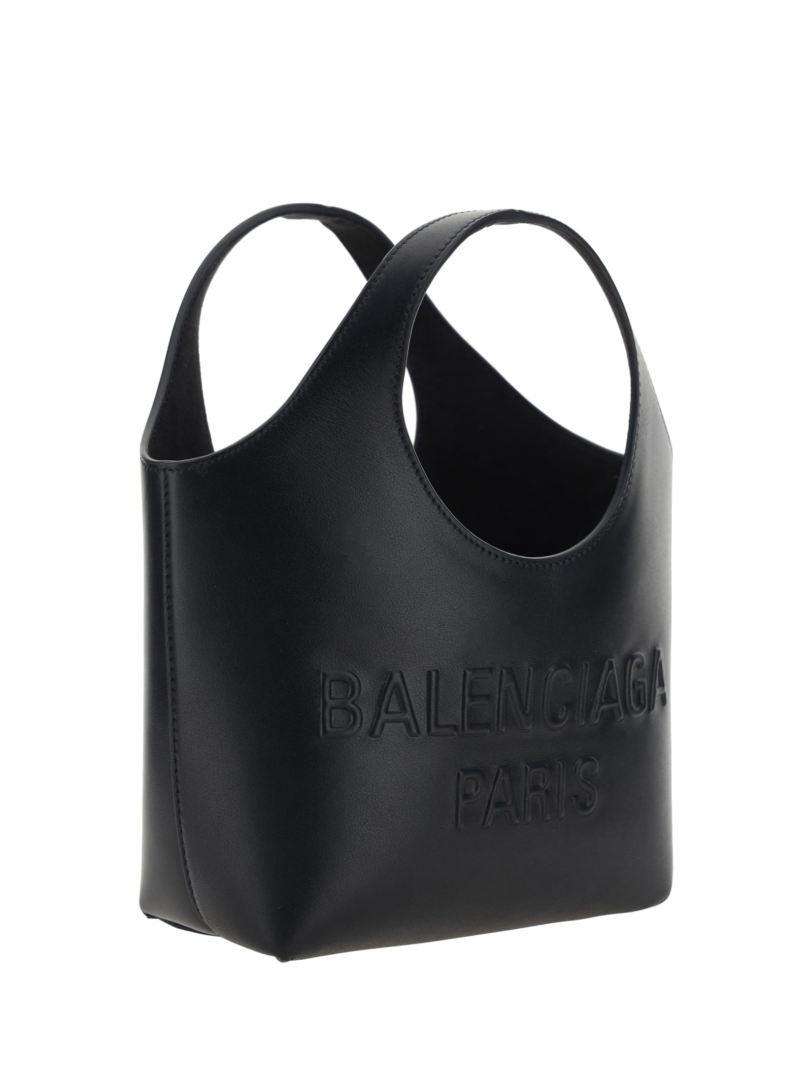 Shop Balenciaga Tote Mary-kate Handbag In Black