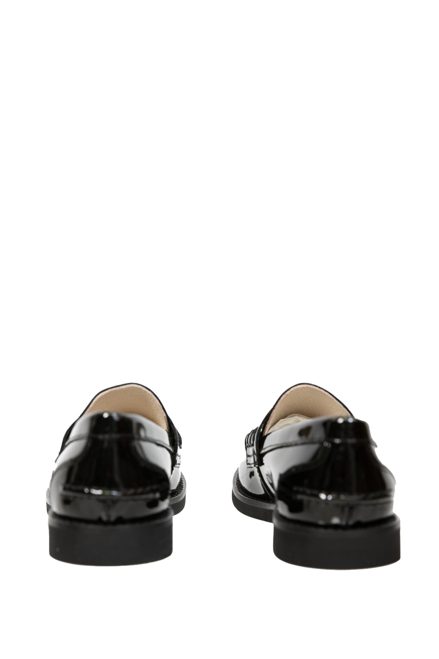 Shop Andrea Montelpare Patent Leather Loafers