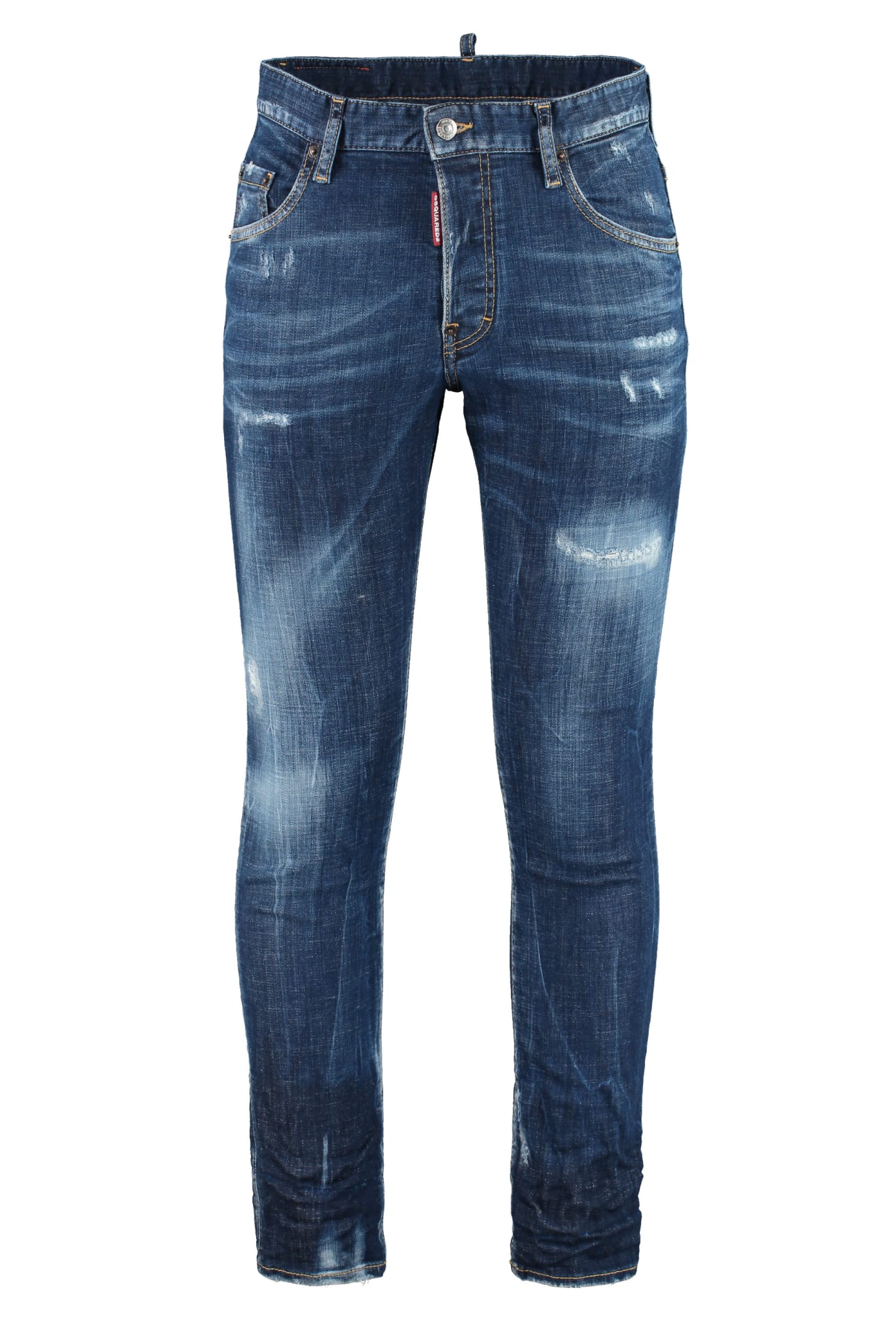 Shop Dsquared2 5-pocket Jeans In Blue