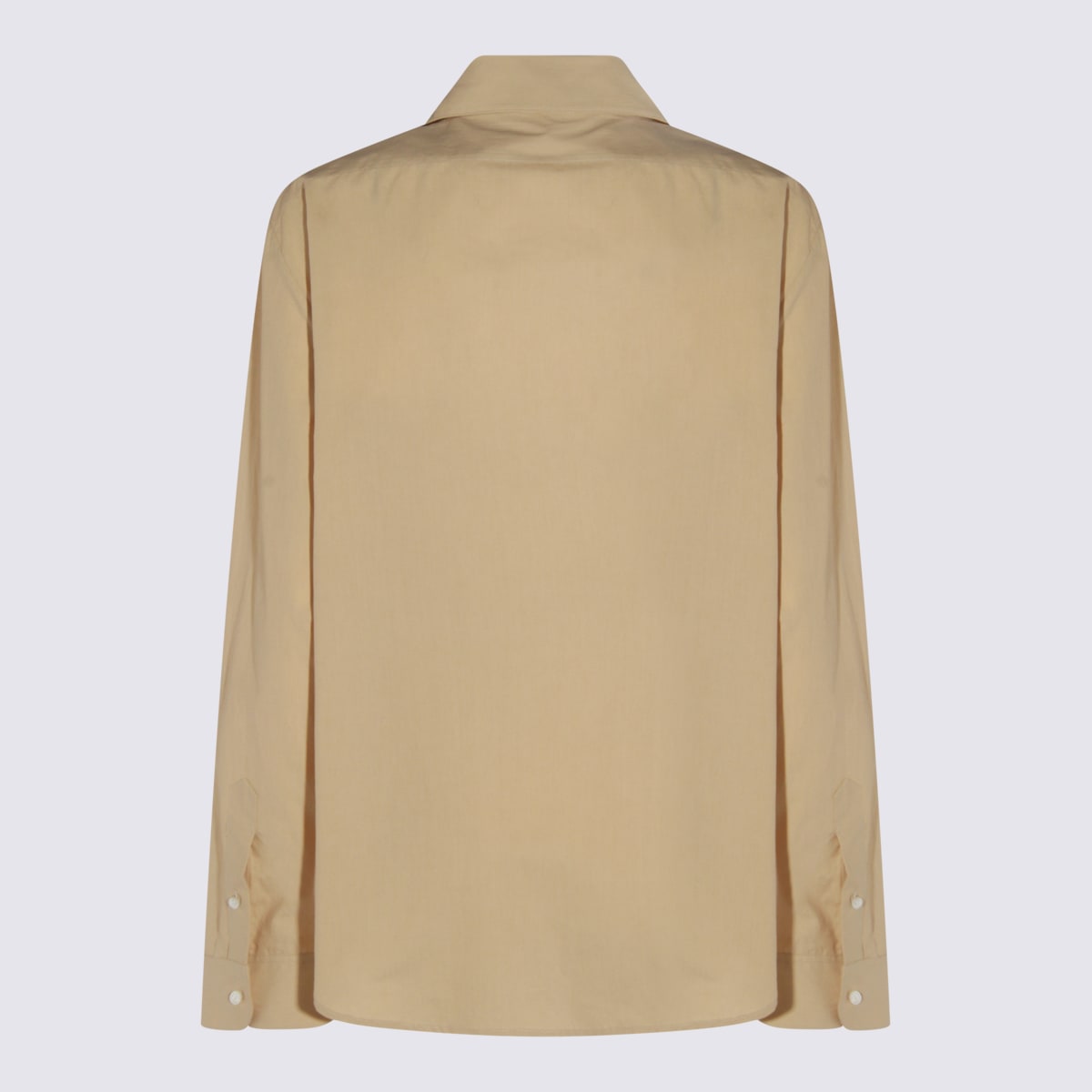 The Row Sand Cotton Shirt In Sand