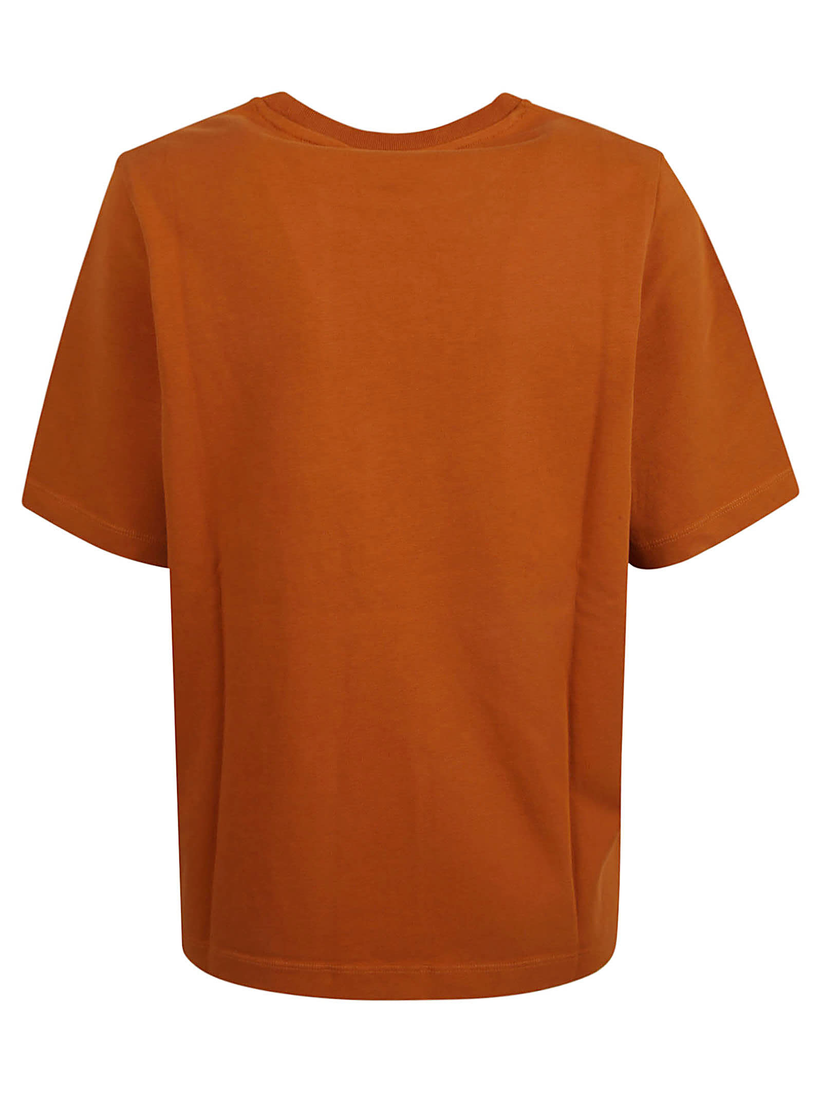 Shop Maison Kitsuné Bold Fox Head Patch Comfort T-shirt In Tabacco