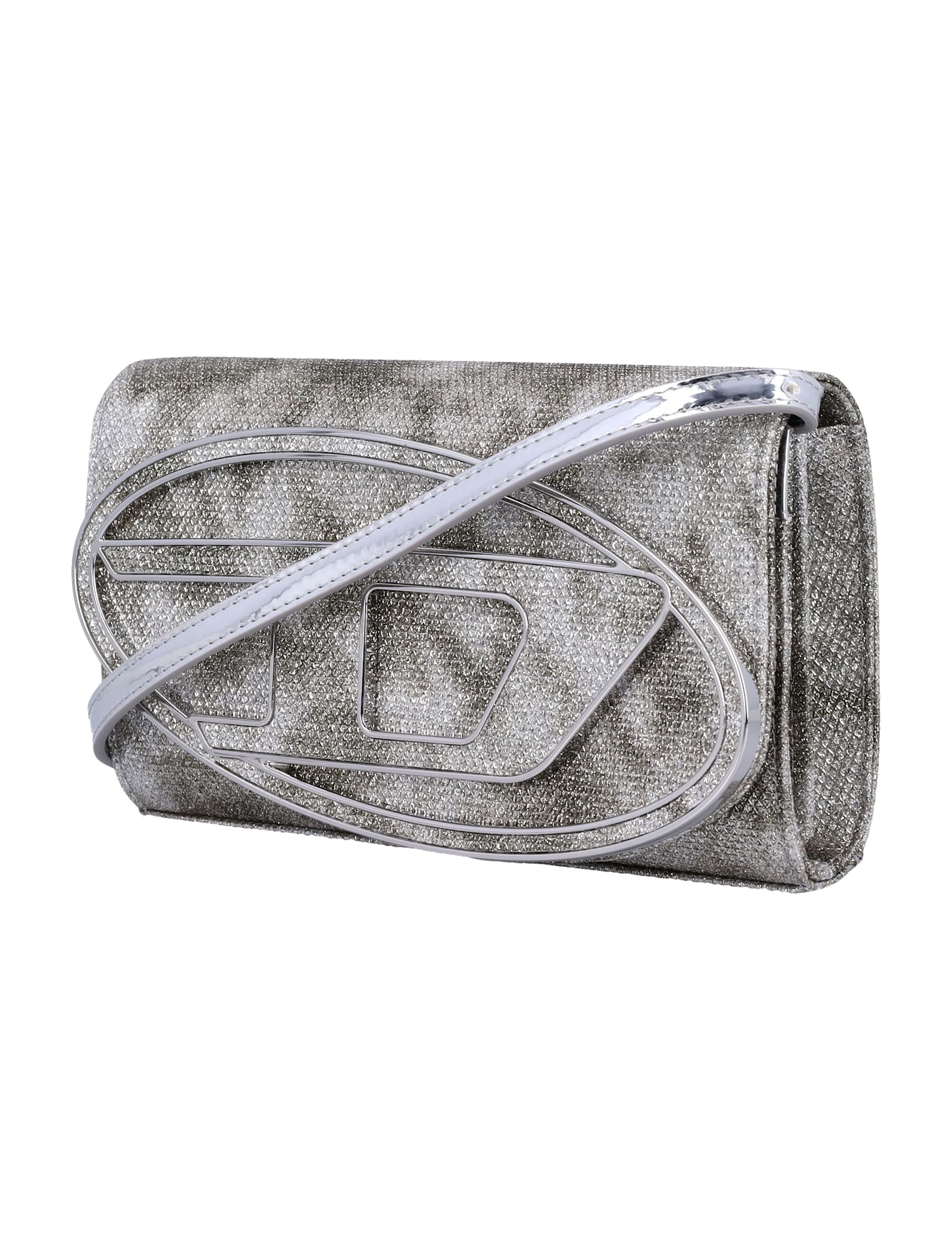 Diesel 1dr Crossbody Wallet Bag In Beige