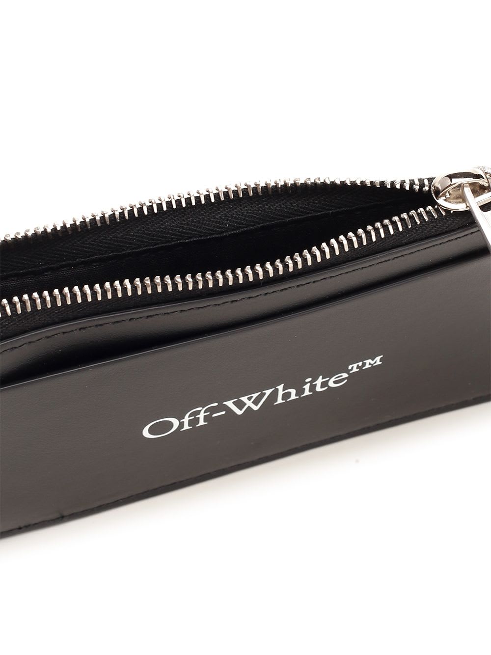 Shop Off-white Card Holder In Black