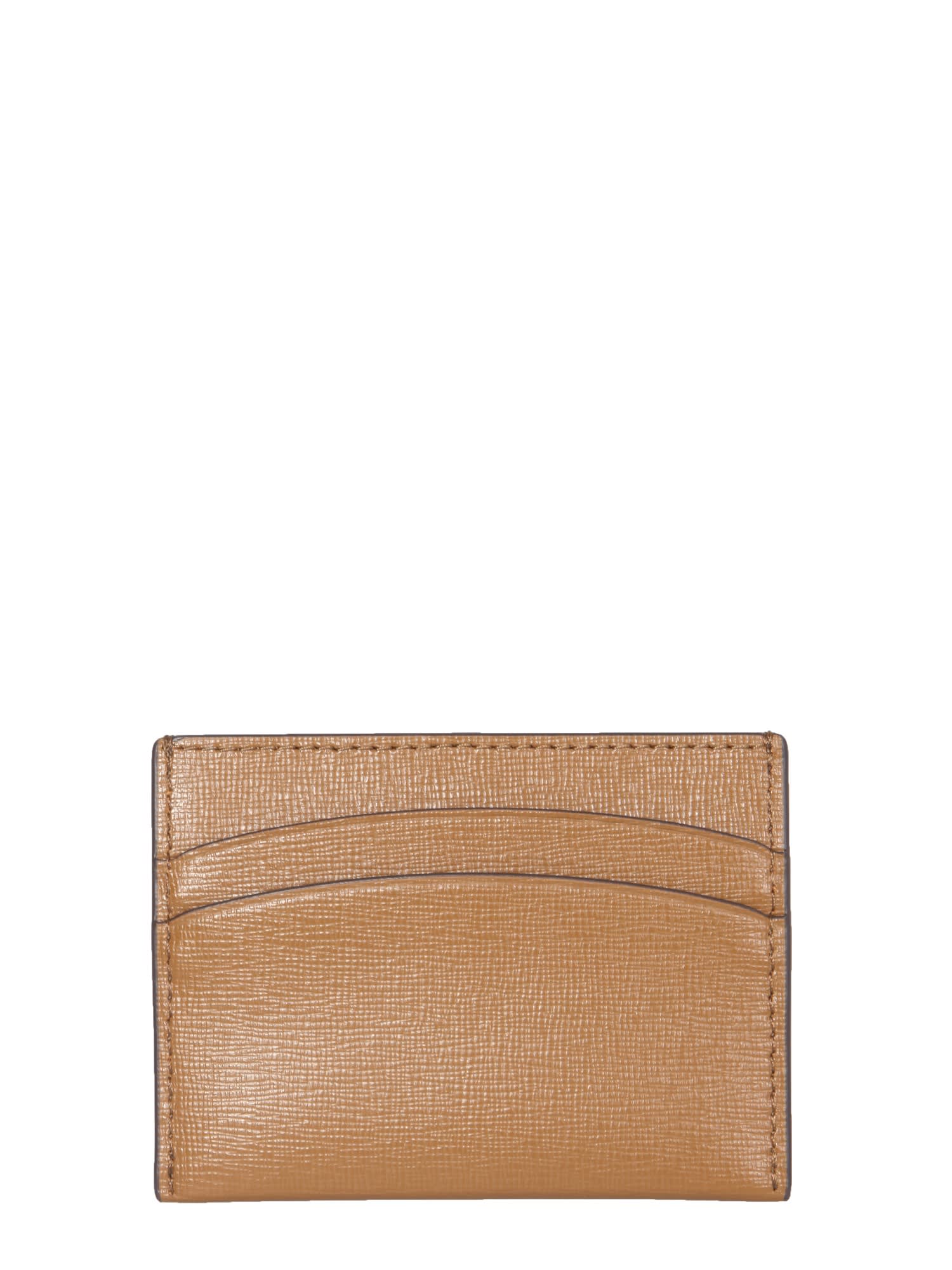 Tory Burch Robinson Card Holder In Bistro Brown | ModeSens