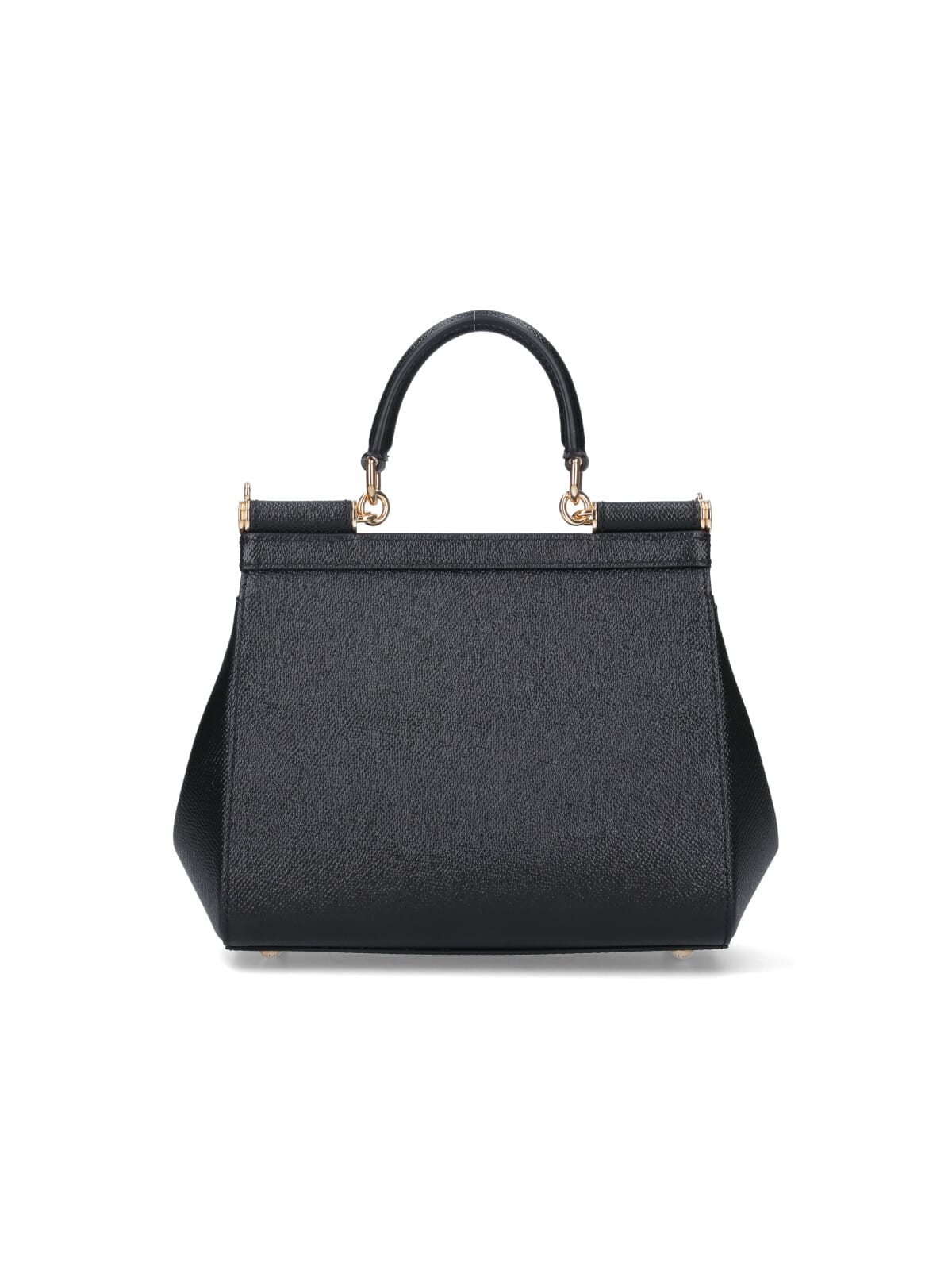 Dolce & Gabbana Sicily Medium Handbag In Black