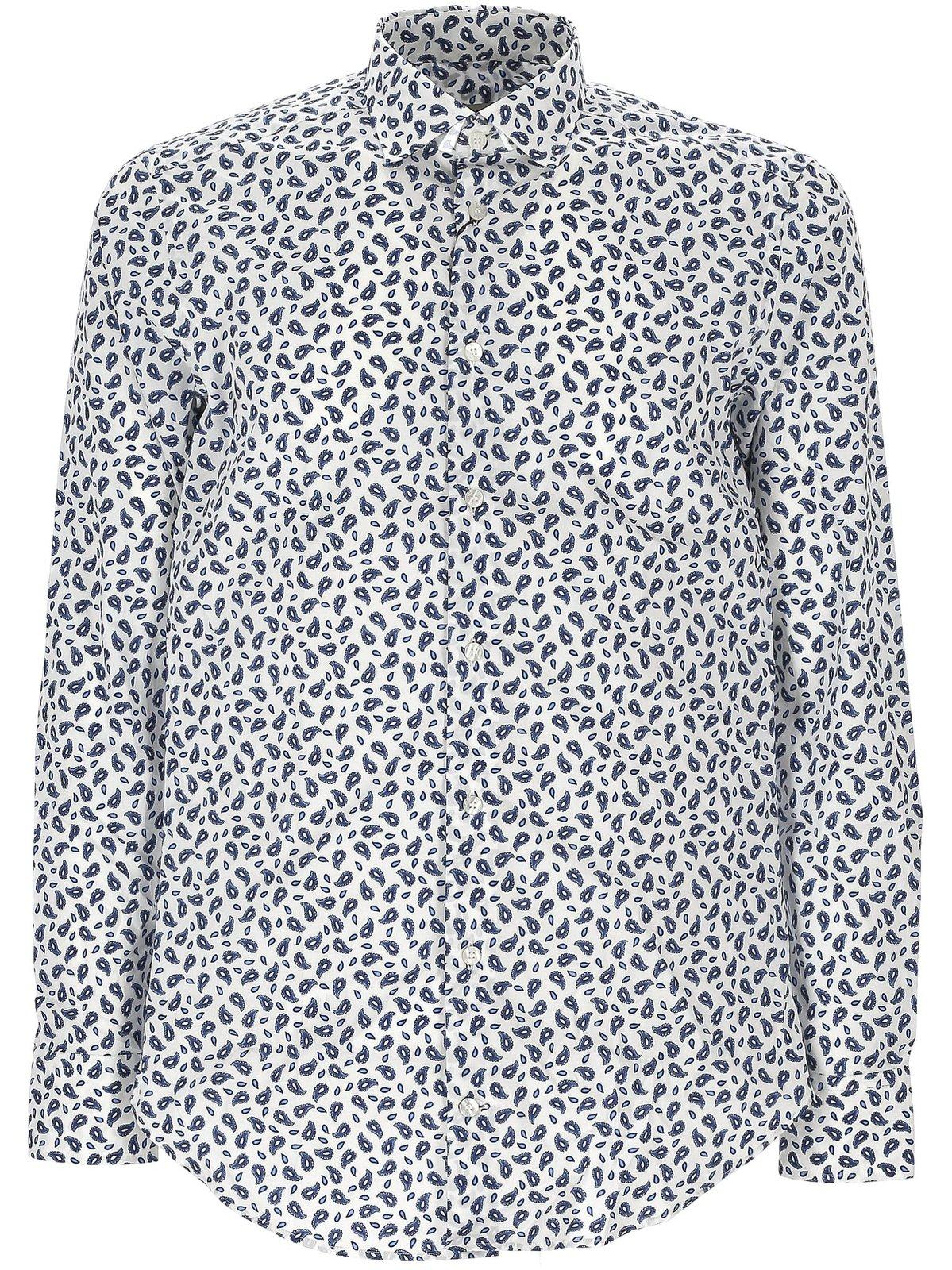 Paisley-printed Buttoned Shirt