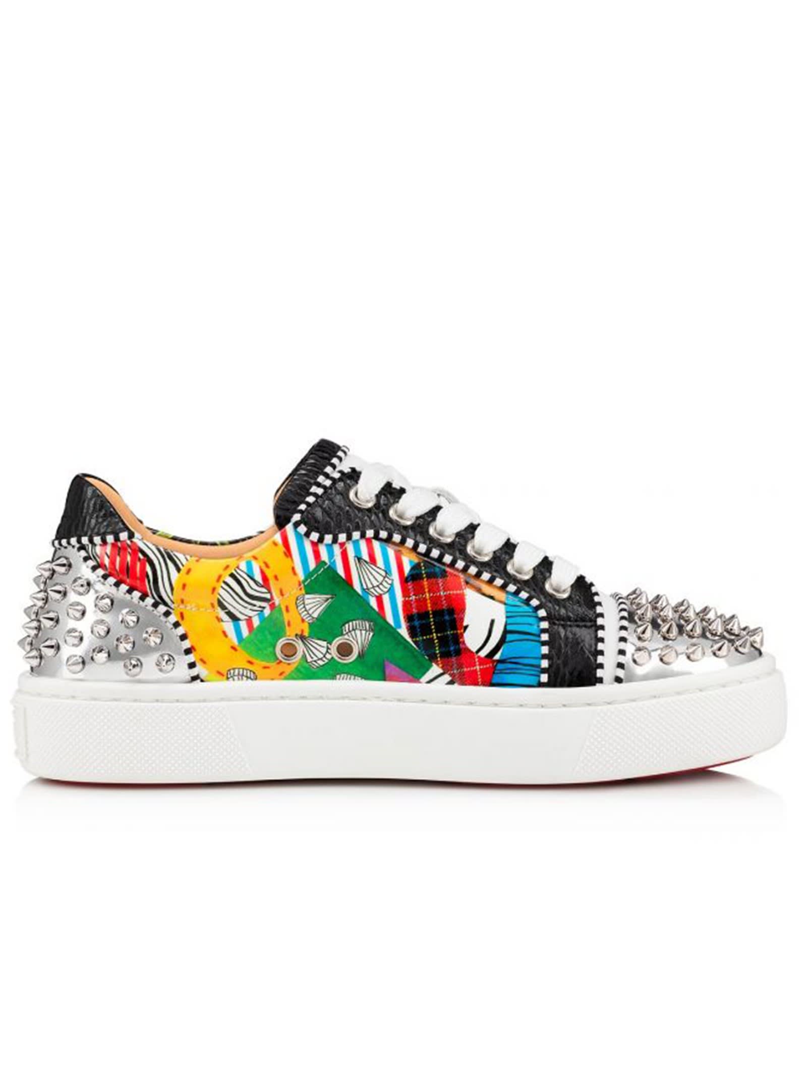 Buy Christian Louboutin Multicolor Vierissima Orlato Sneakers online, shop Christian Louboutin shoes with free shipping