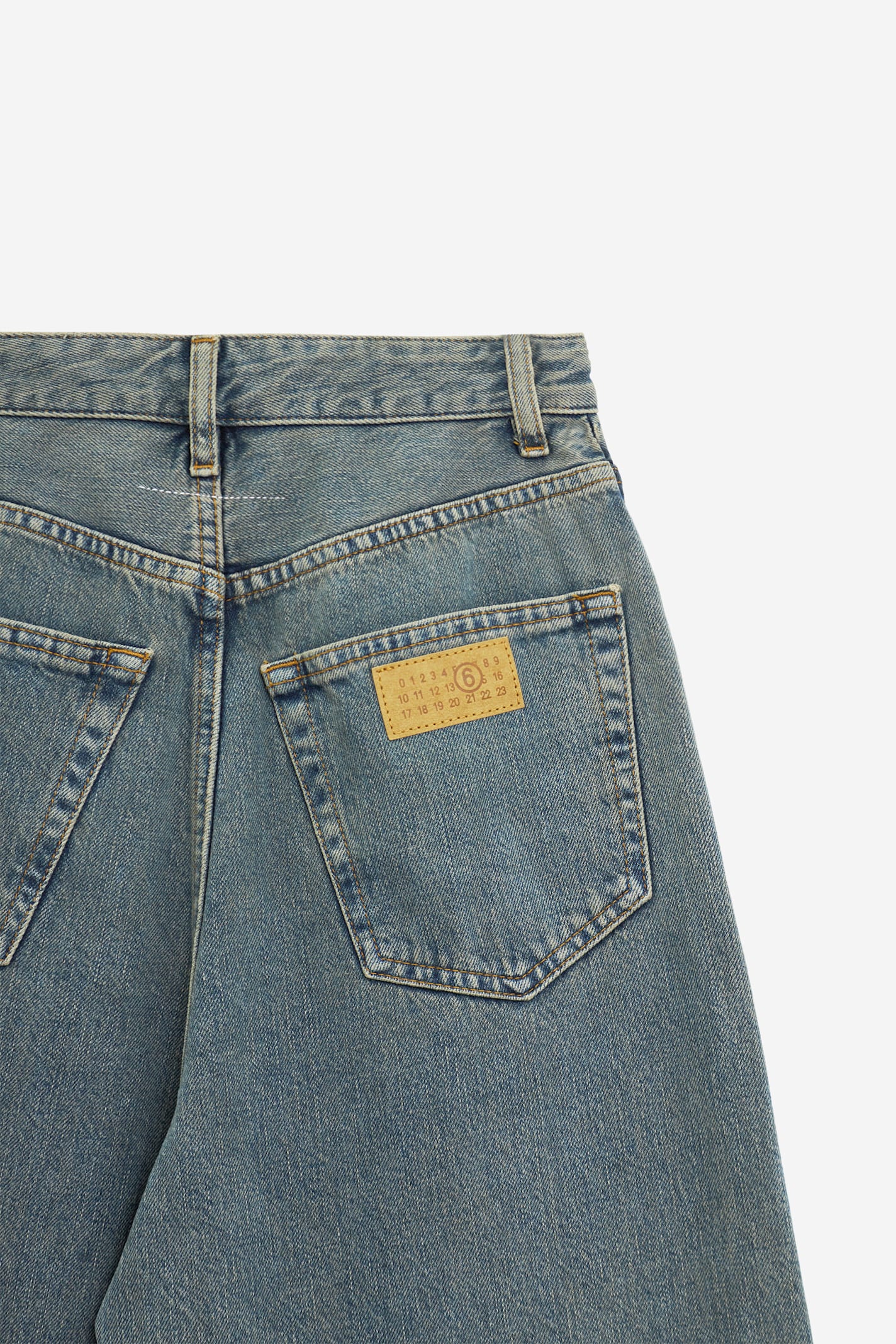 Mm6 Maison Margiela 5 Pocket Jeans In Blue