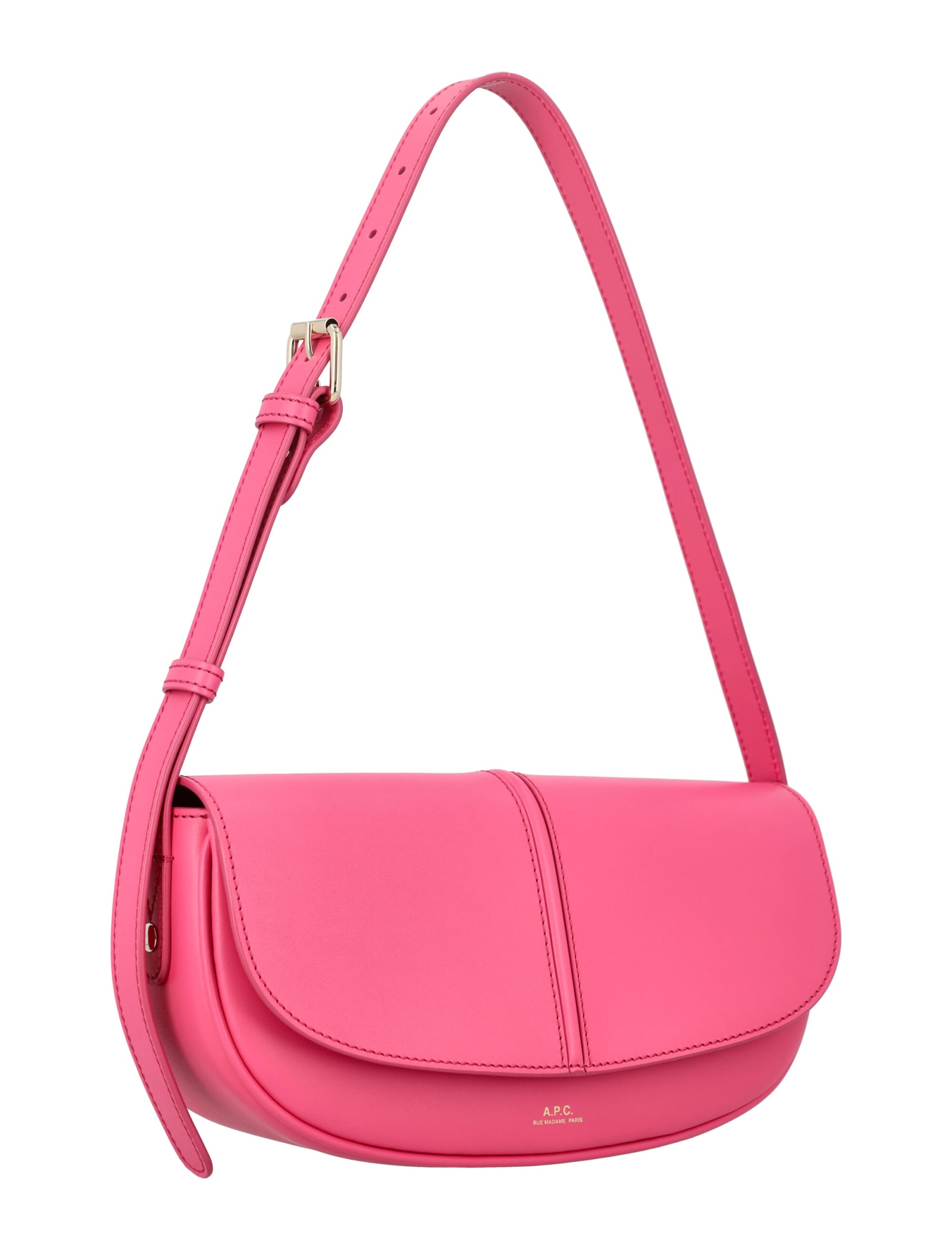 Shop Apc Betty Shoulder Bag In Fucsia Rose