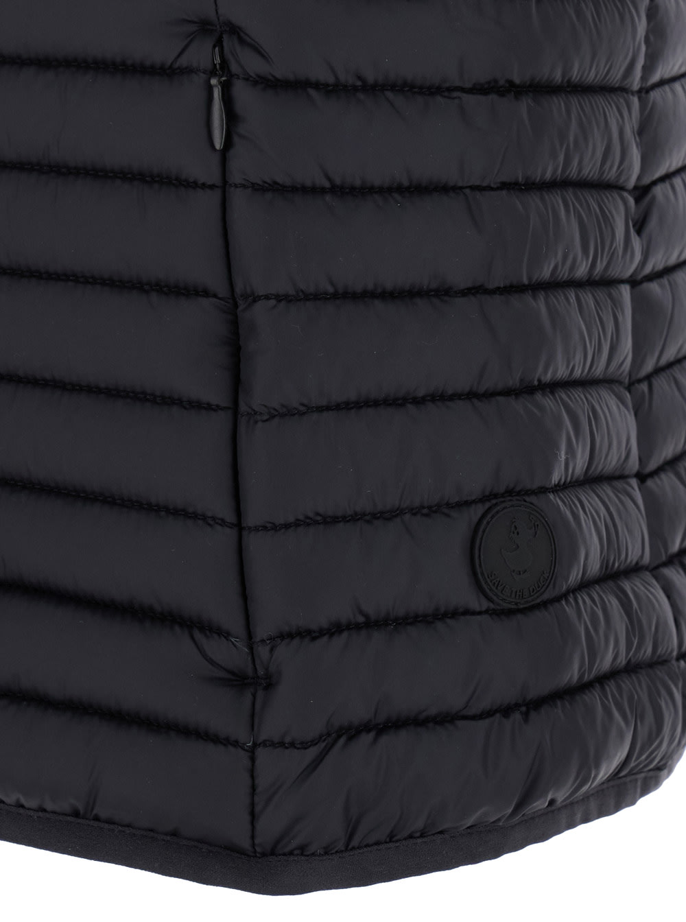 Save The Duck Arabella Water Repellent Quilted Puffer Vest In Black