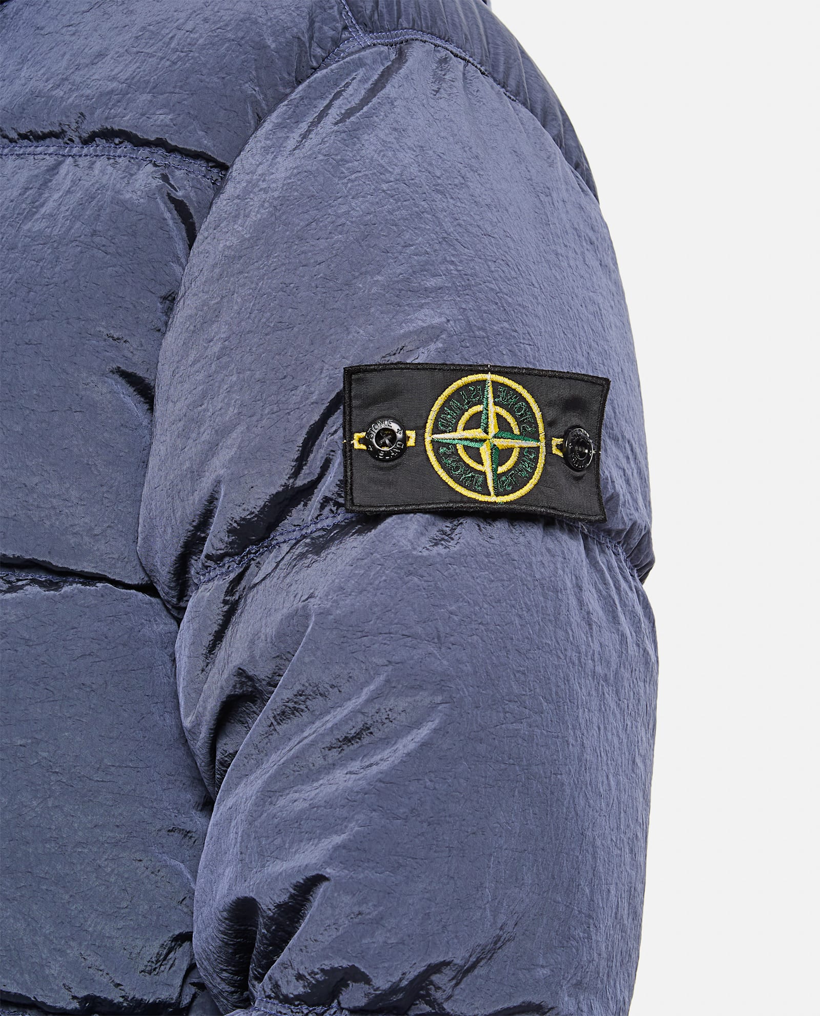 Shop Stone Island Nylon Metal Jacket In Clear Blue