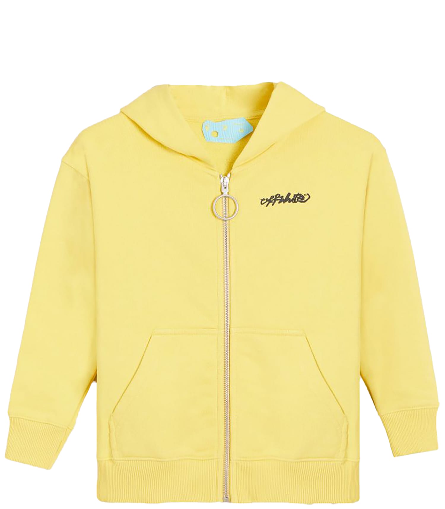 Off-White Yellow Sweatshirt For Boy With Logo
