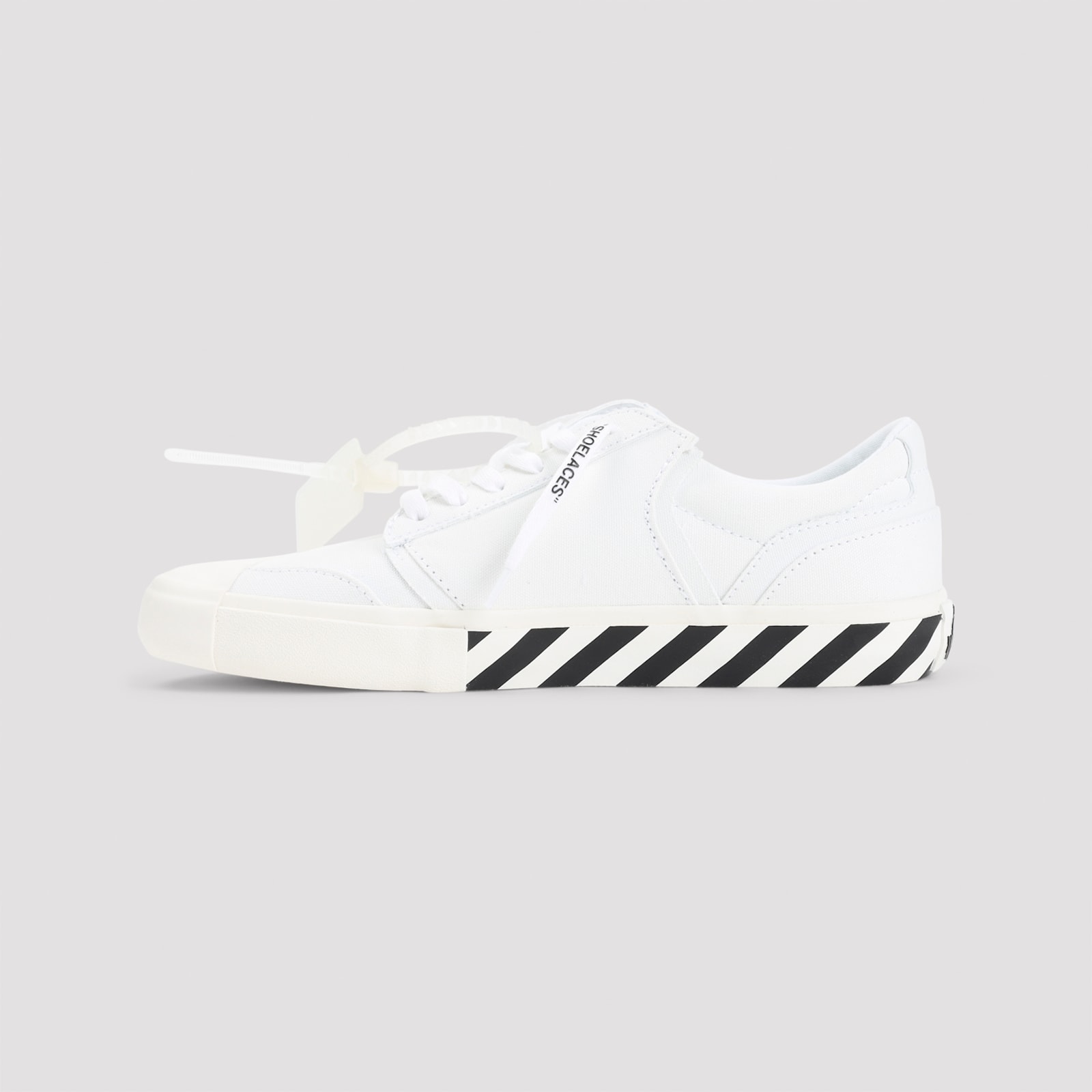Off-white Vulc Undercut Canvas Low-top Sneakers In Animal Print