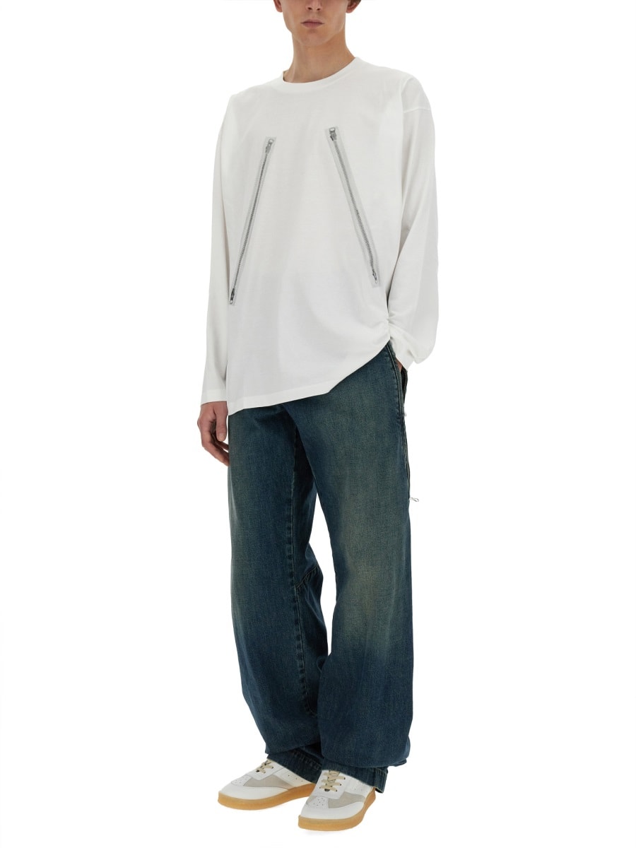 Shop Mm6 Maison Margiela Denim Pants