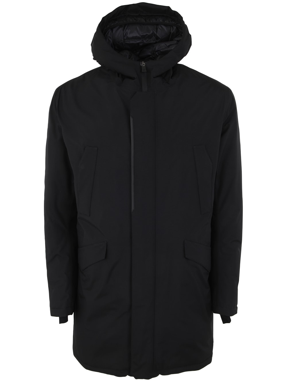 Herno Fishtail Gore 2layer Parka In Black