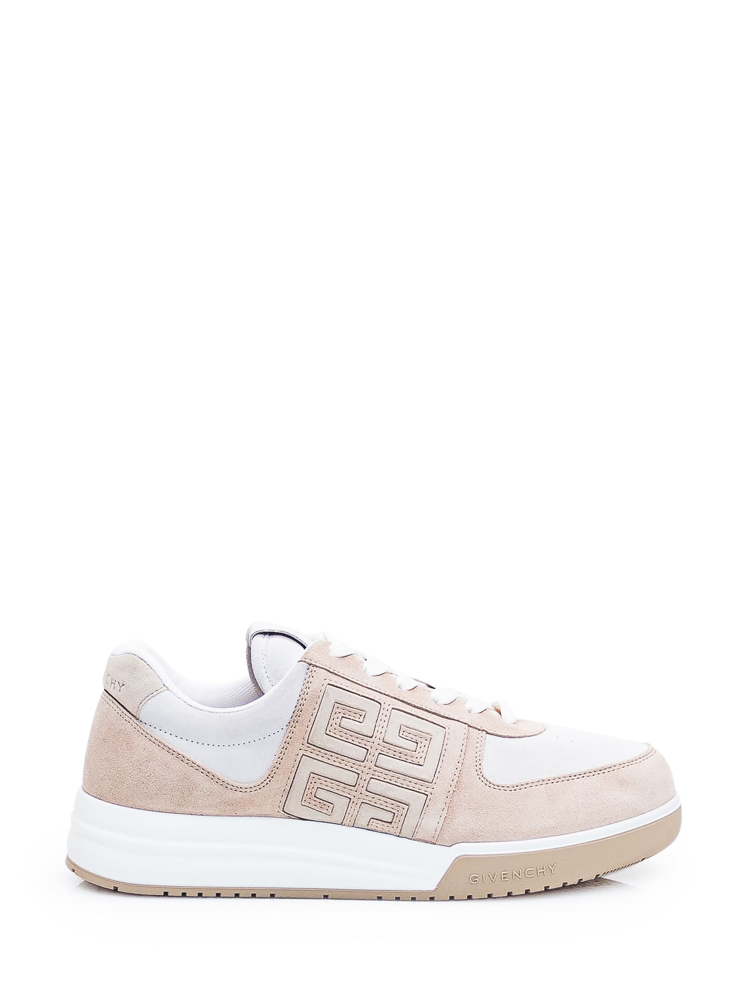 Shop Givenchy G4 Low-top Sneaker In Beige White