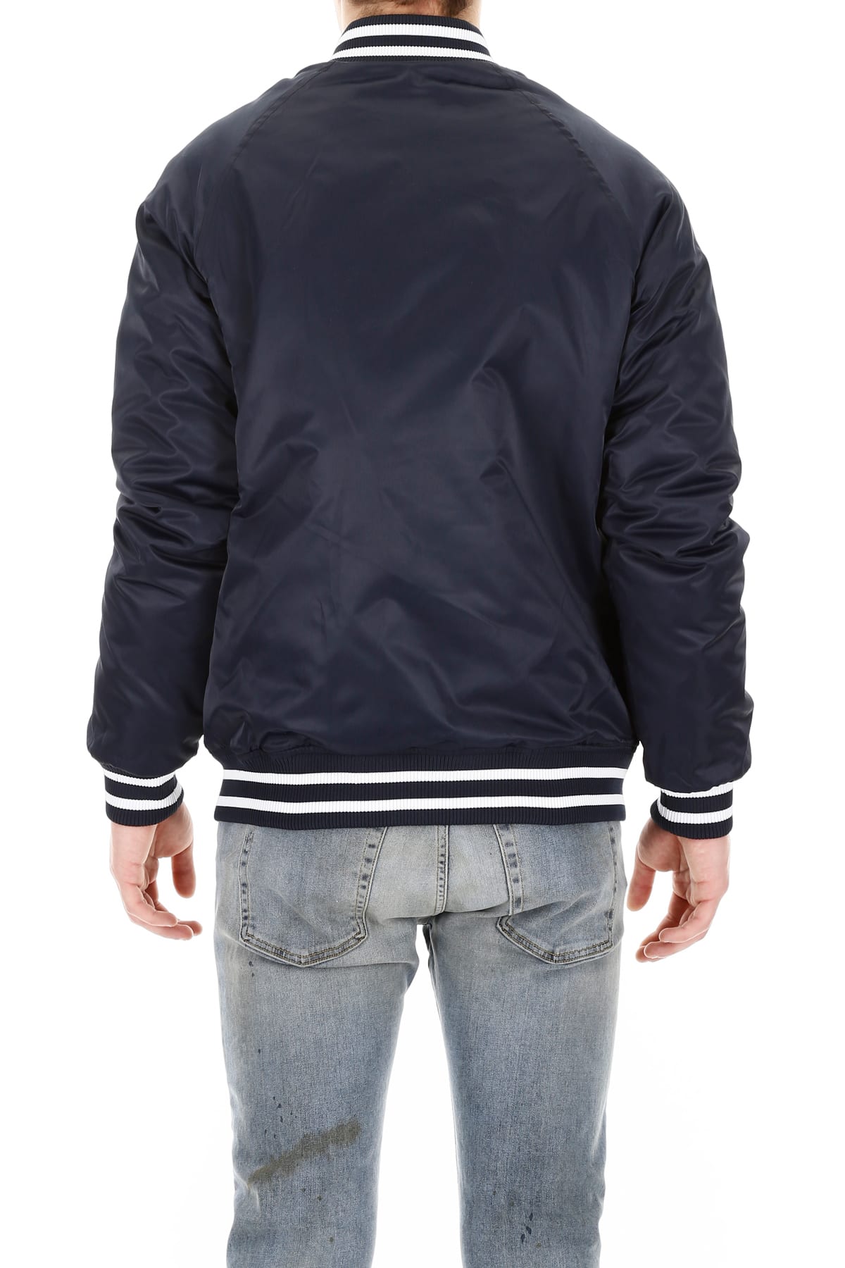 Champion Champion Logo Varsity Jacket - NNY NAVY (Blue) - 10922935 ...