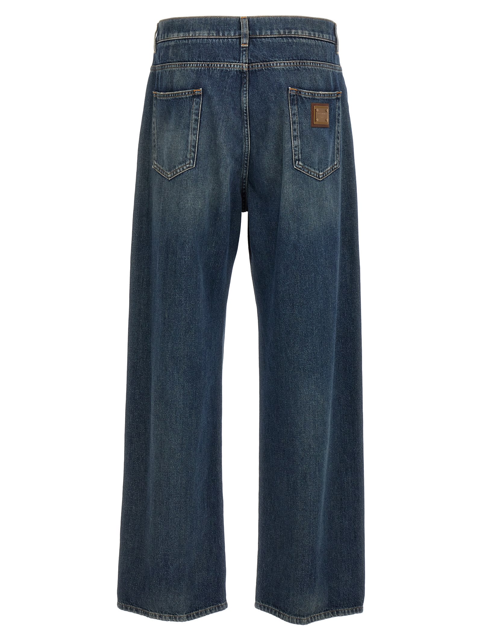 Shop Dolce & Gabbana Regular Jeans In Multicolor