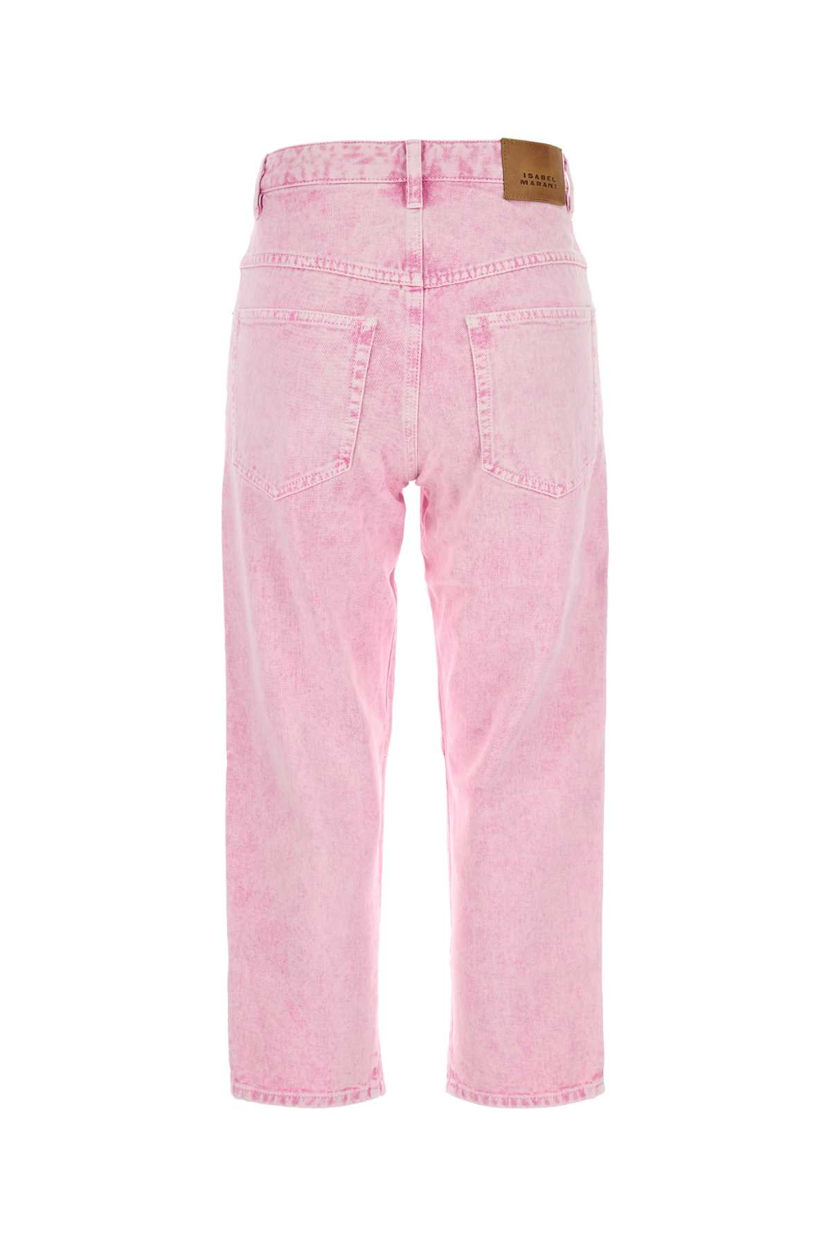 Isabel Marant Étoile Isabel Marant Etoile Pink Denim Janet Jeans In Pink