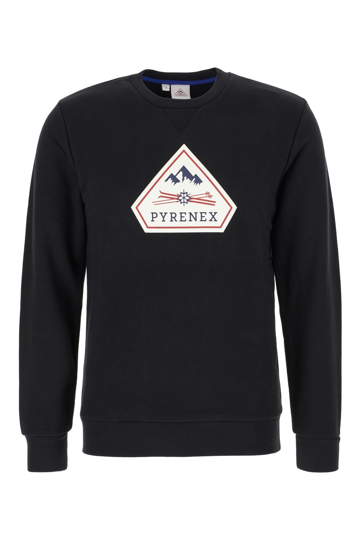 Black Cotton Blend Sweatshirt