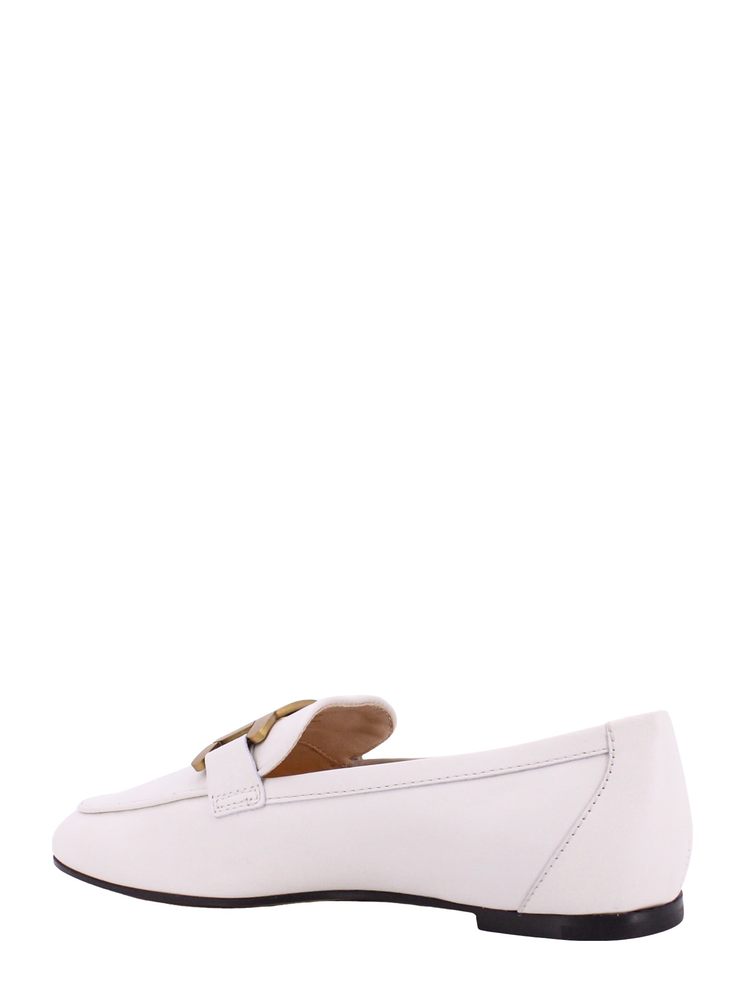 Shop Tod's Loafer In Bianco