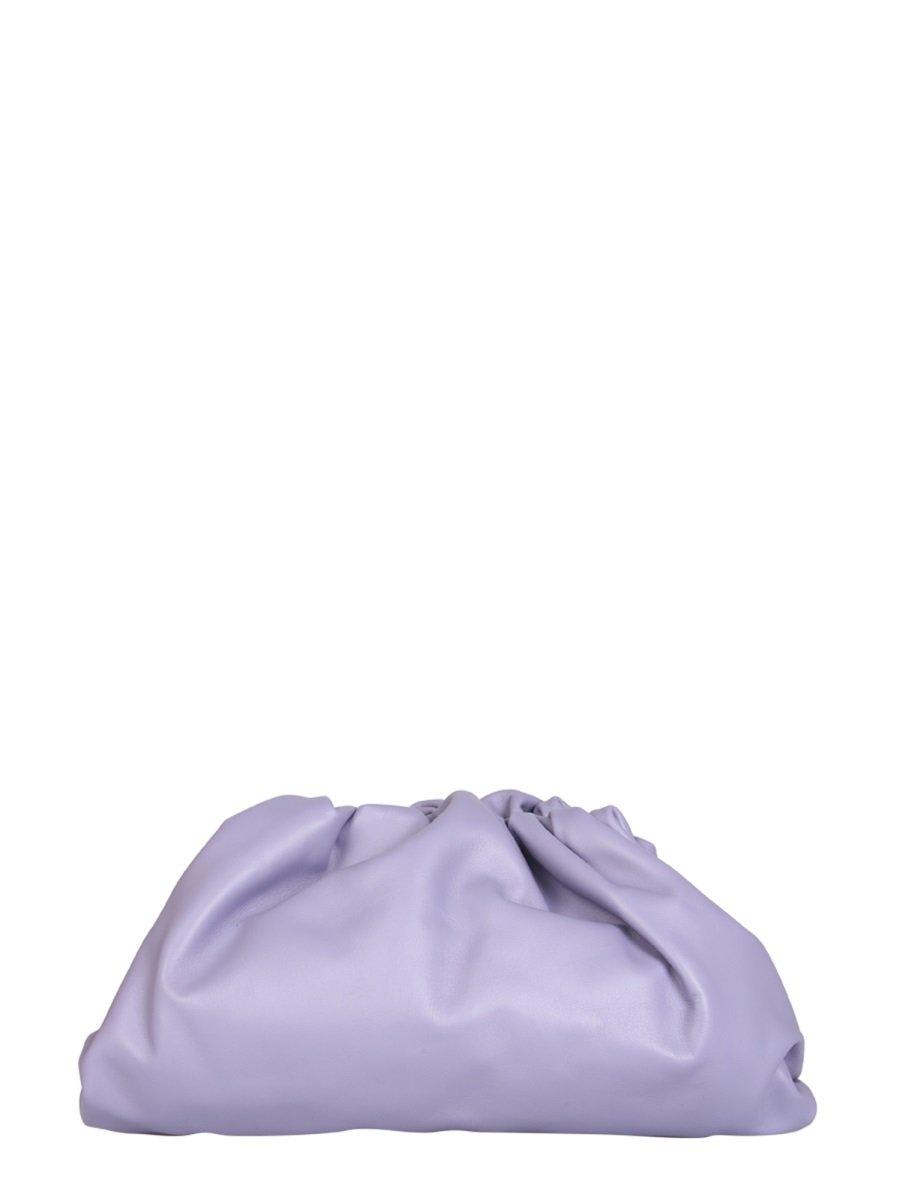 Shop Bottega Veneta The Pouch Clutch Bag In Lilac